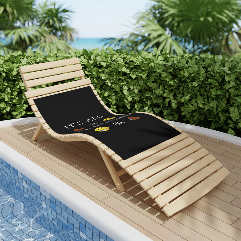 Funny Emoji Poop Laugh Beach Towel