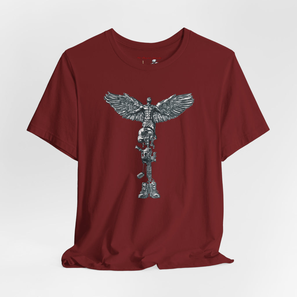 Navy Veteran T-Shirt — Anchor & Skull Military Tribute Tee