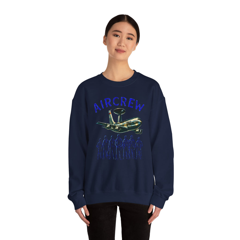 Aircrew Military Plane Graphic Sweatshirt