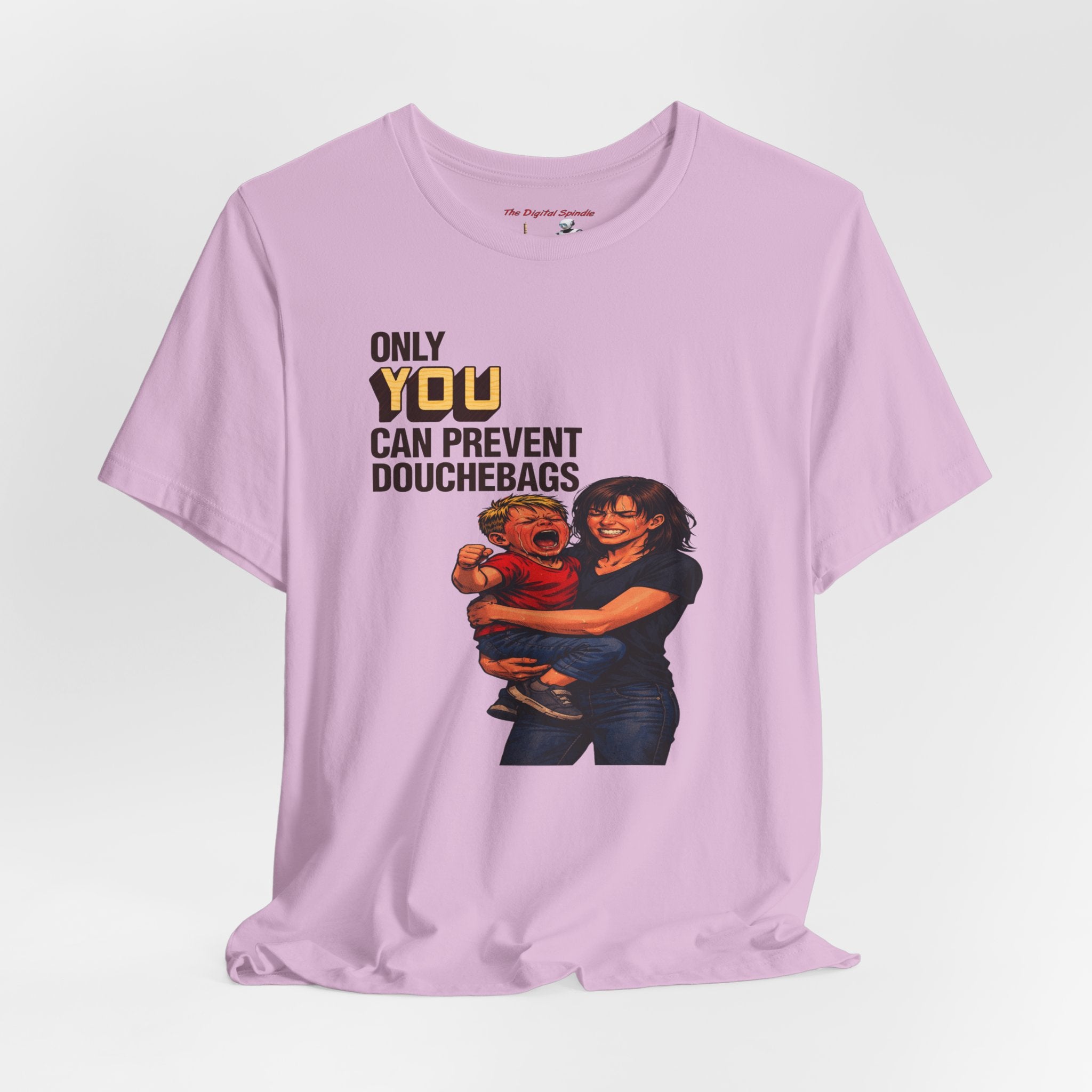 "Only You Can Prevent Douchebags" Mom & Kid Graphic T-Shirt