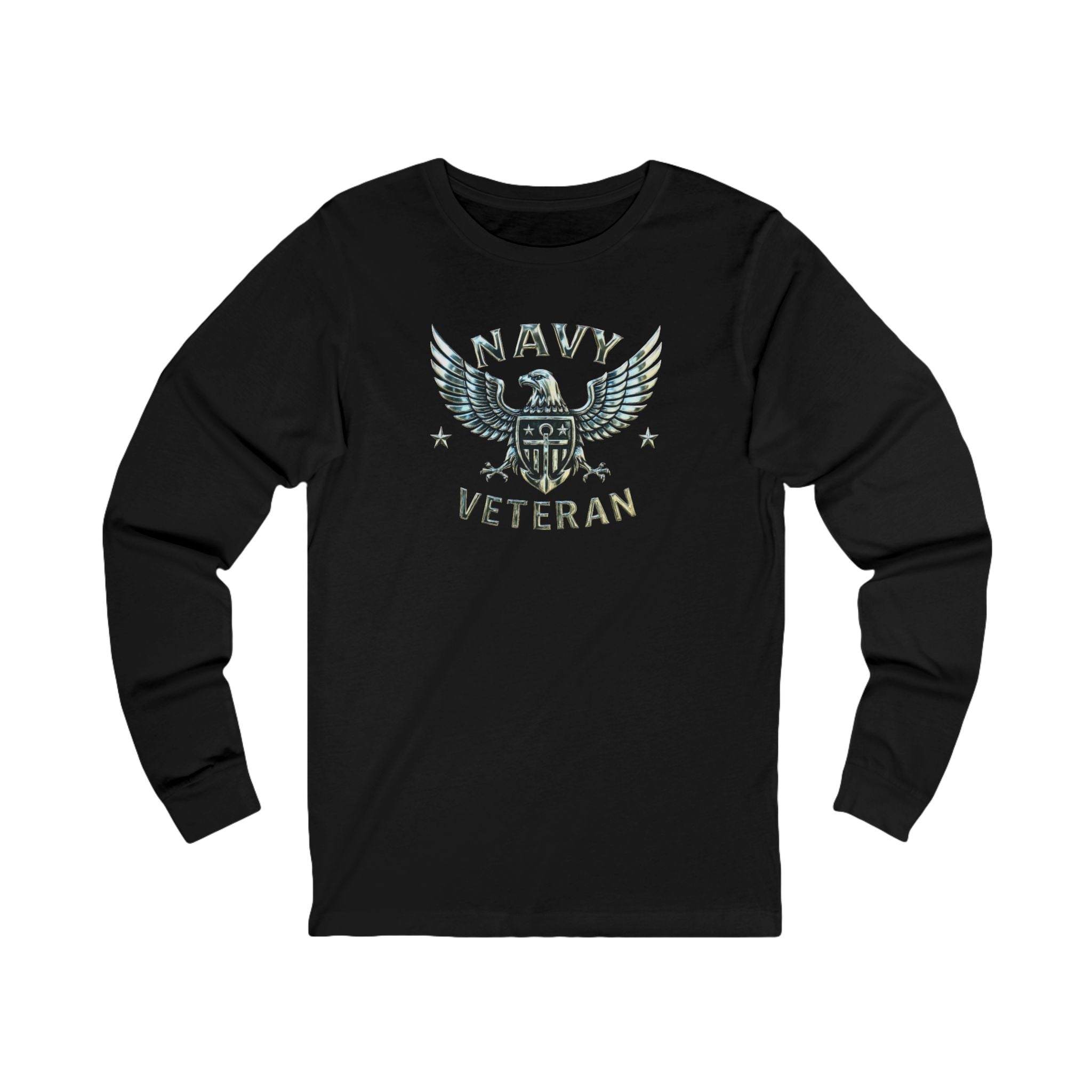 Navy Veteran Eagle Long Sleeve Tee