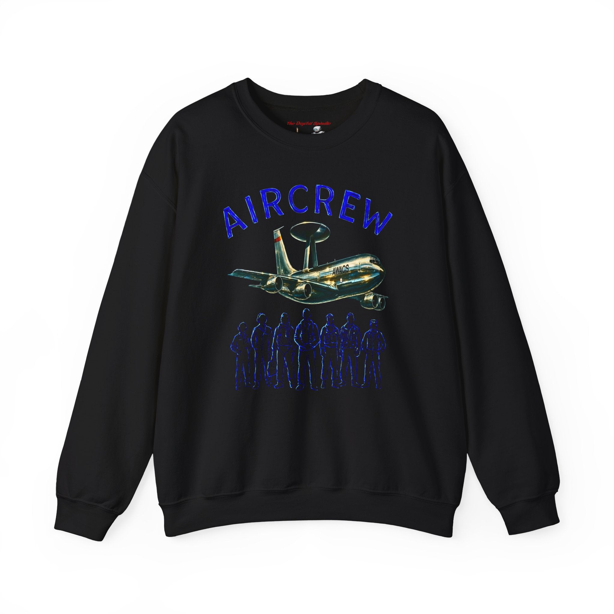 Aircrew Military Plane Graphic Sweatshirt
