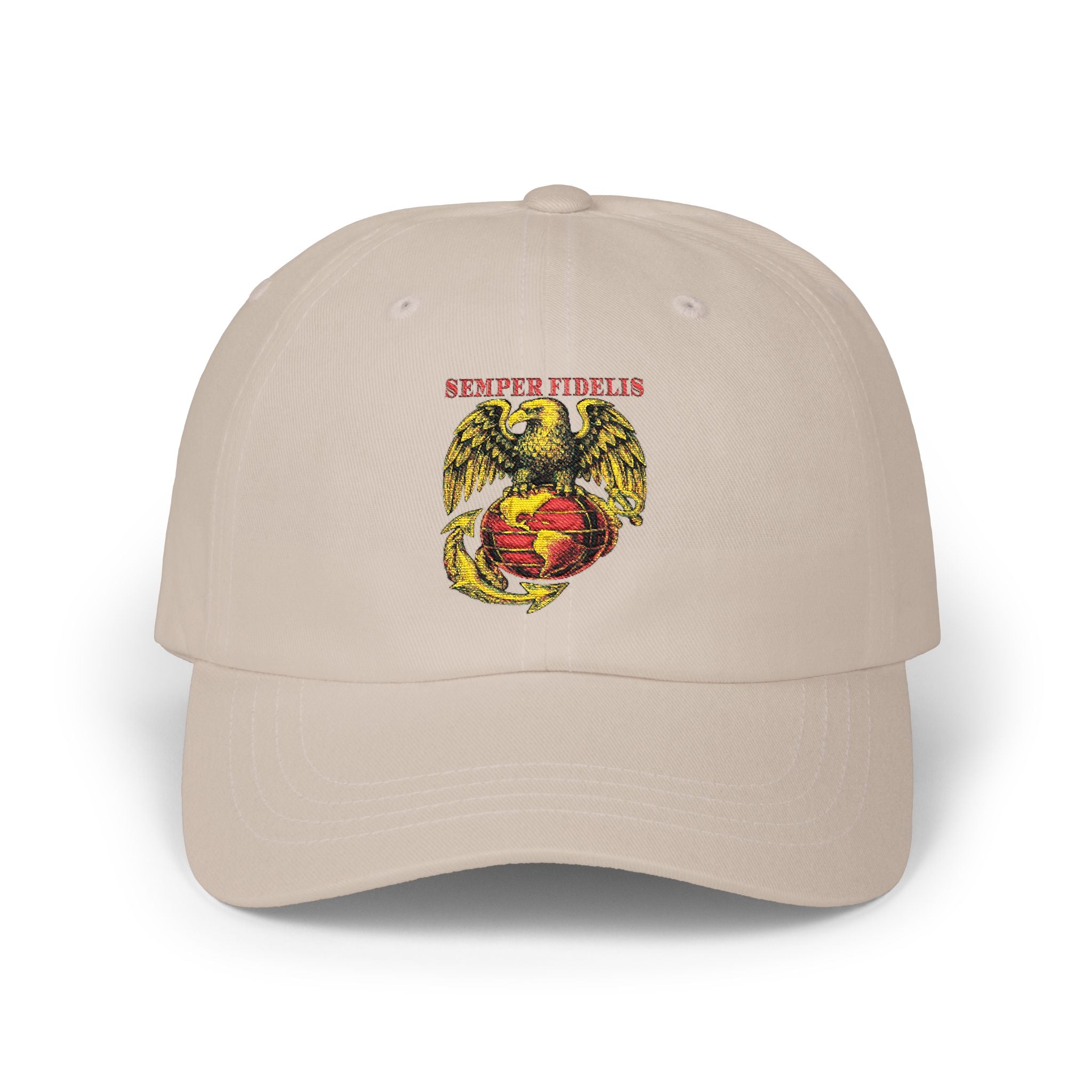 "Semper Fidelis" Eagle Globe & Anchor Embroidered Military Baseball Hat
