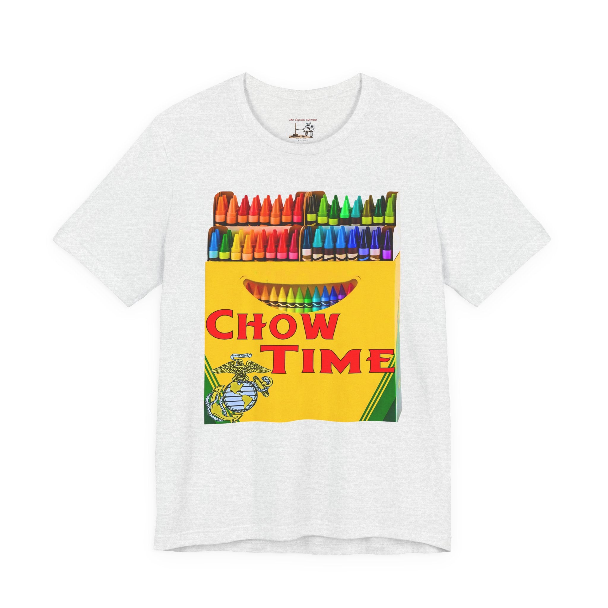 Chow Time Crayon Box T‑Shirt — Colorful Retro Kids’ Art Tee