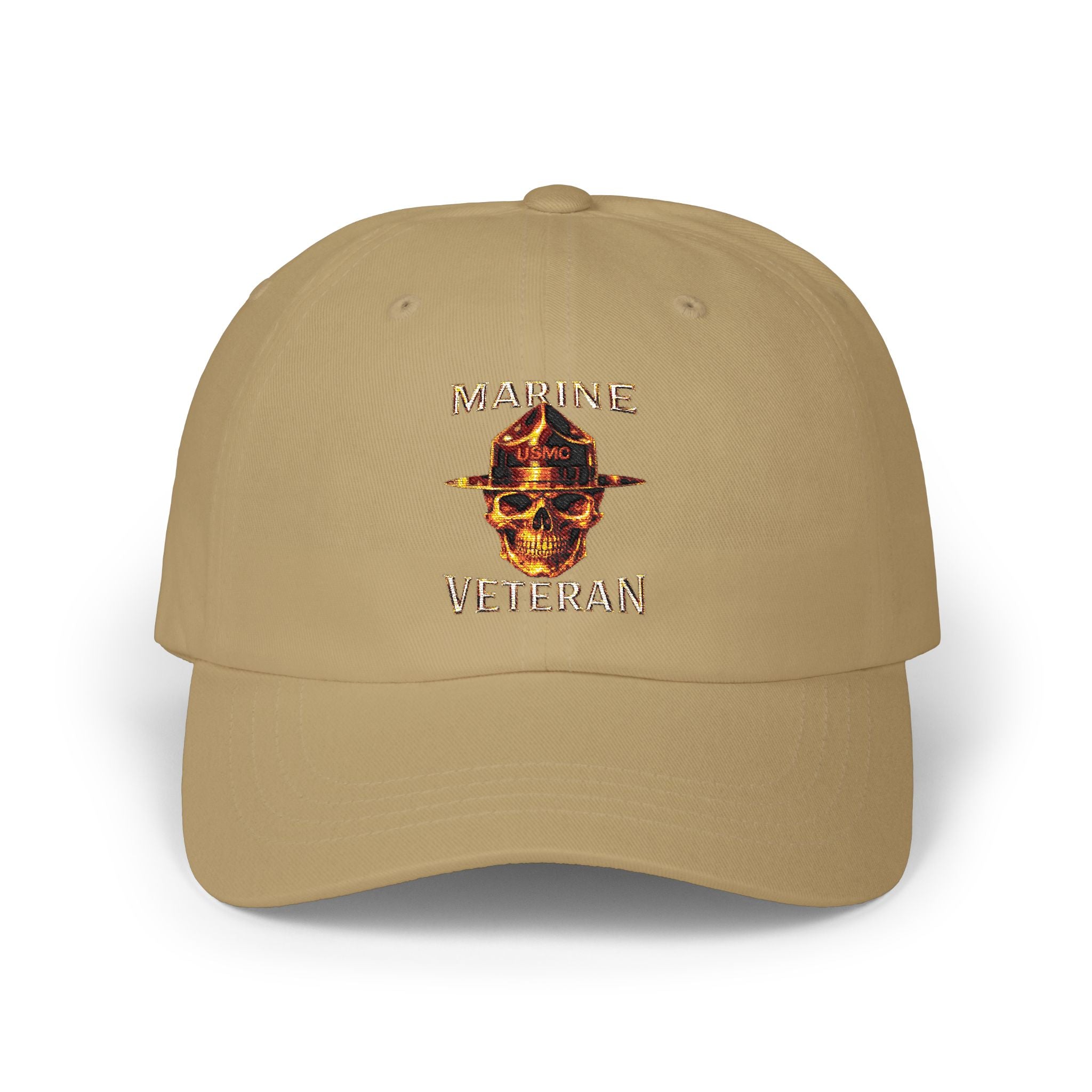 Marine Veteran Patch Dad Cap