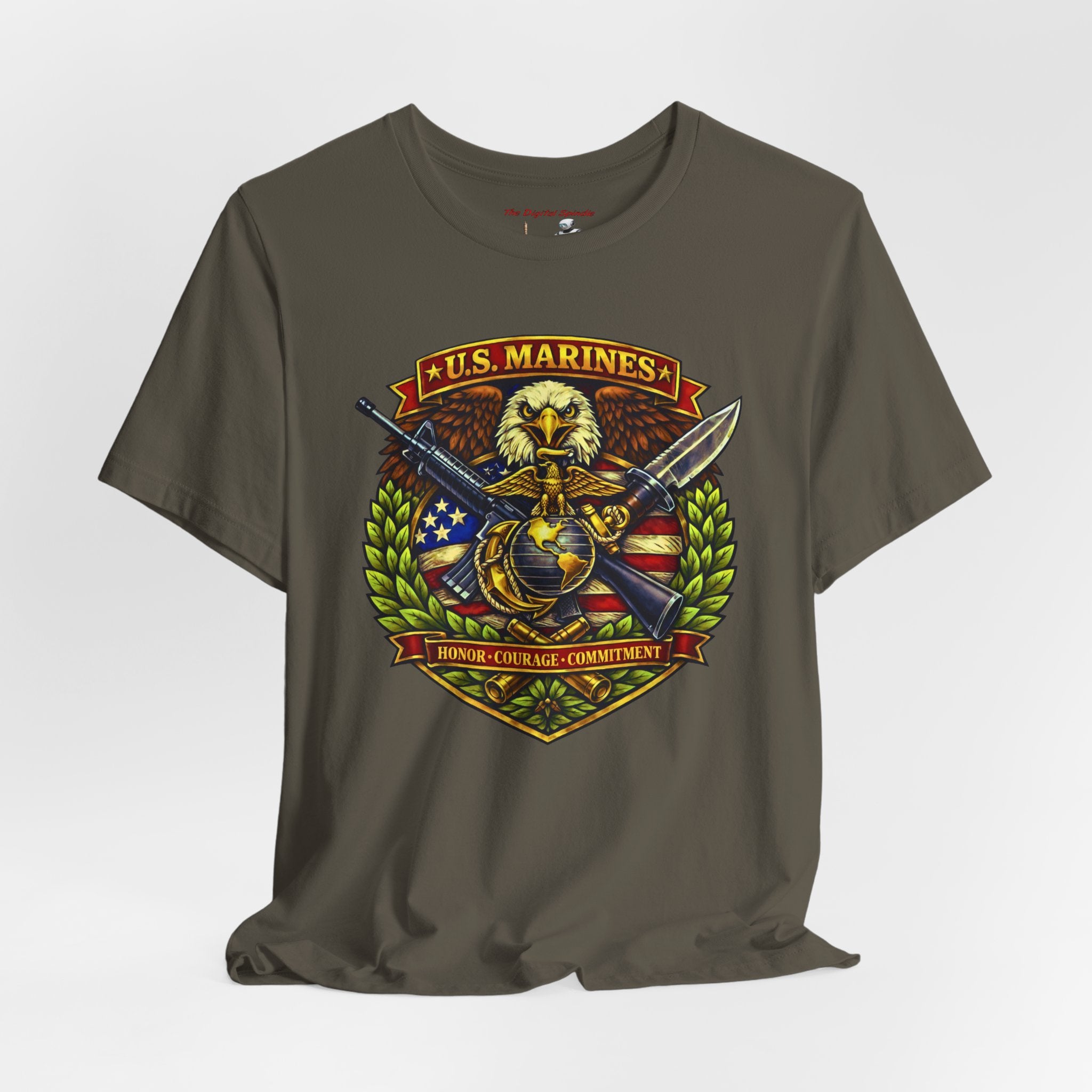 U.S. Marines Honor Courage Commitment Tee