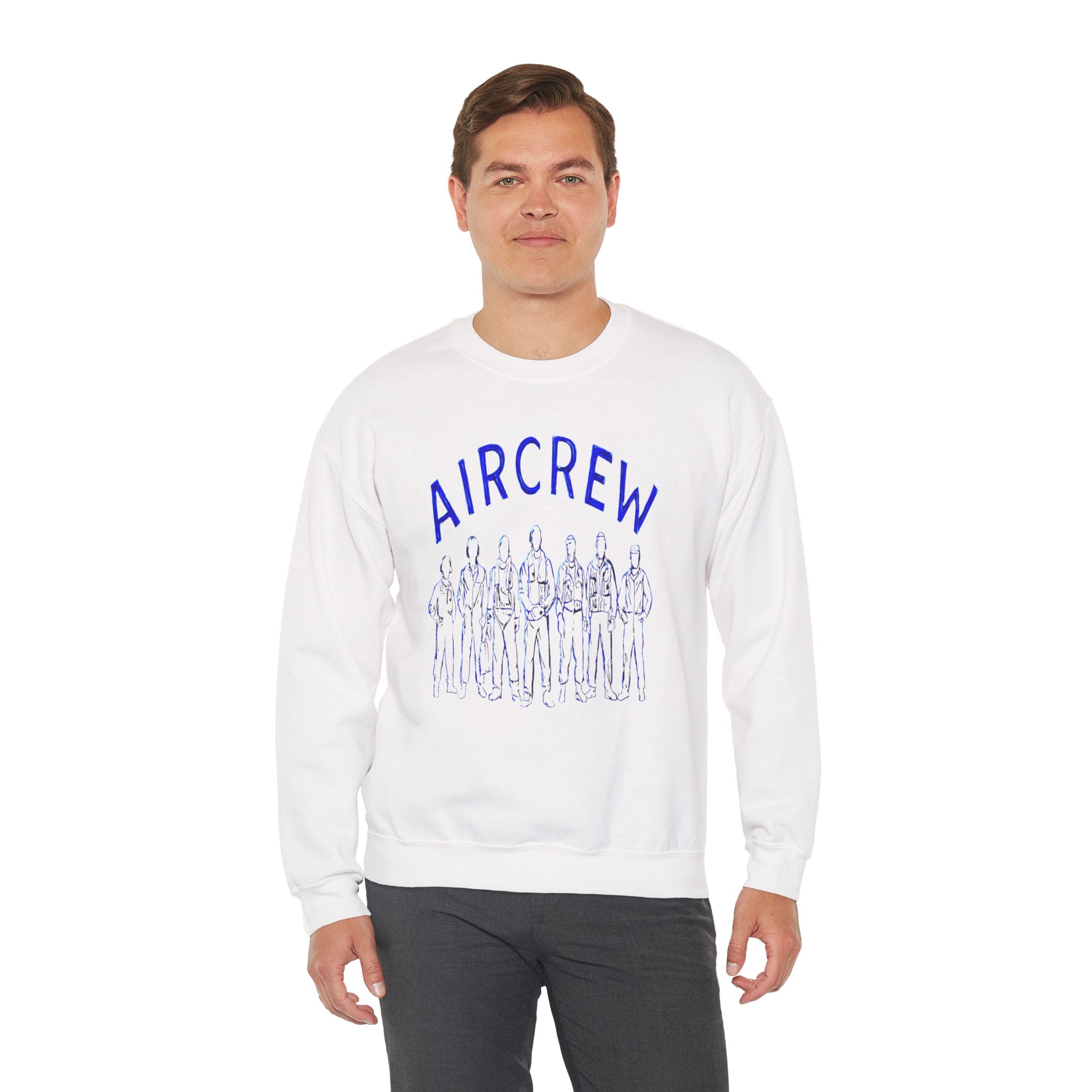 Aircrew Graphic Sweatshirt — Crewneck Pilot & Flight Crew Design