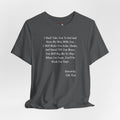 'Sincerely, The Flu' Funny Illness Quote Tee — Novelty Black T-Shirt