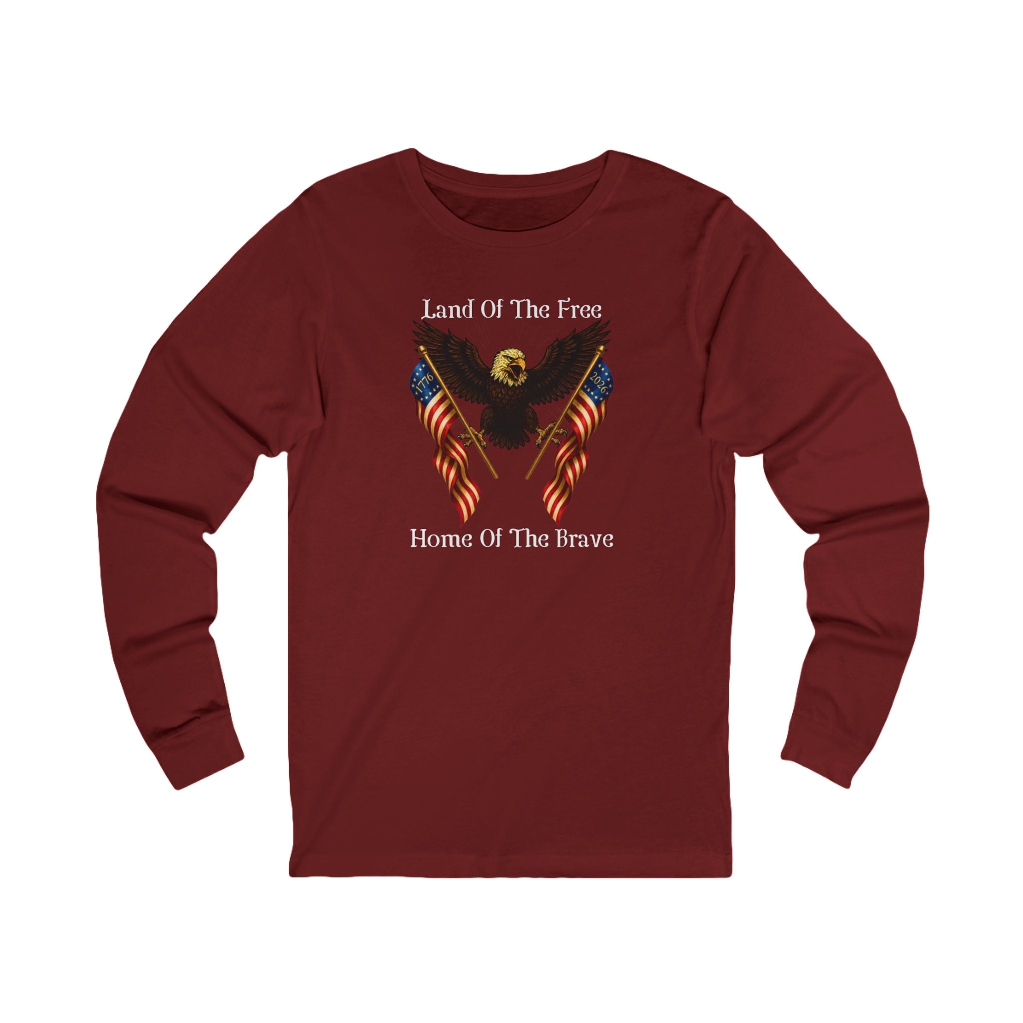 'Land of the Free, Home of the Brave' Long Sleeve Tee