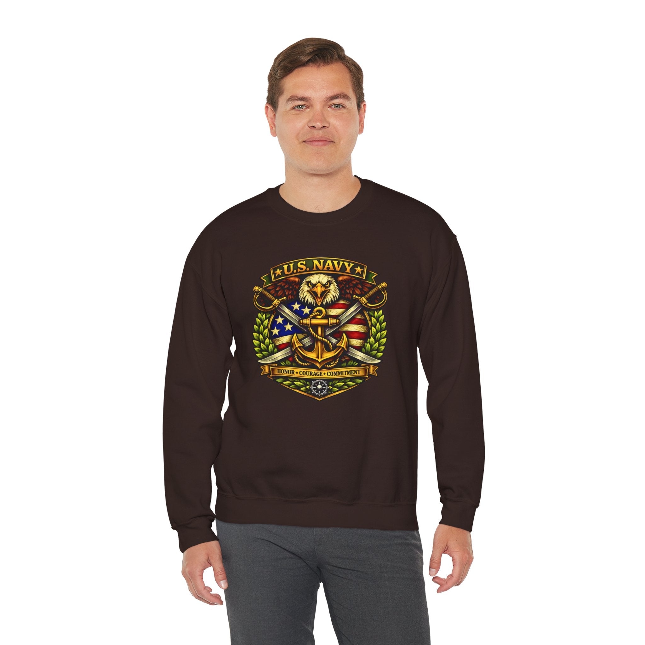 U.S. Navy Honor, Courage, Commitment Crewneck Sweatshirt