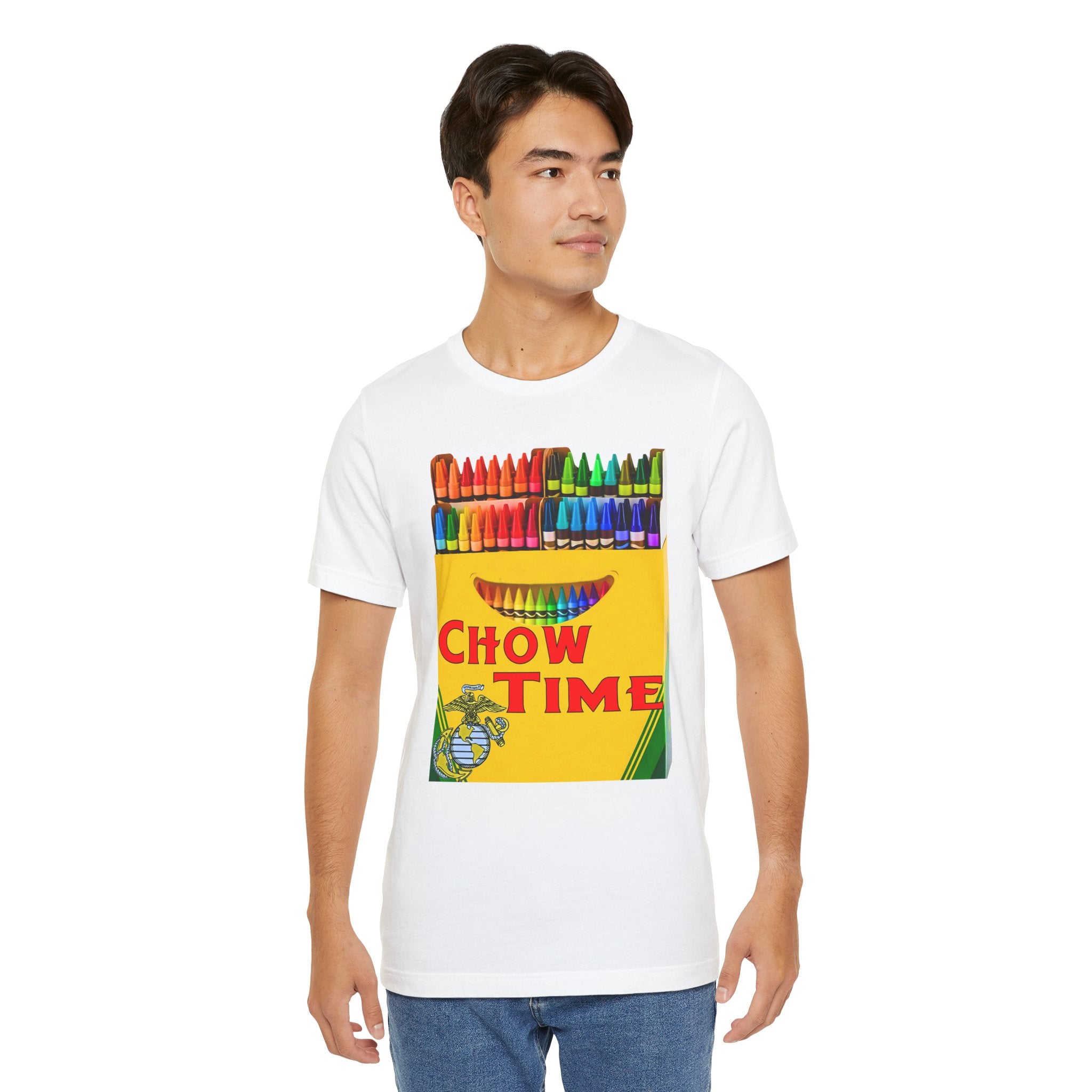Chow Time Crayon Box T‑Shirt — Colorful Retro Kids’ Art Tee