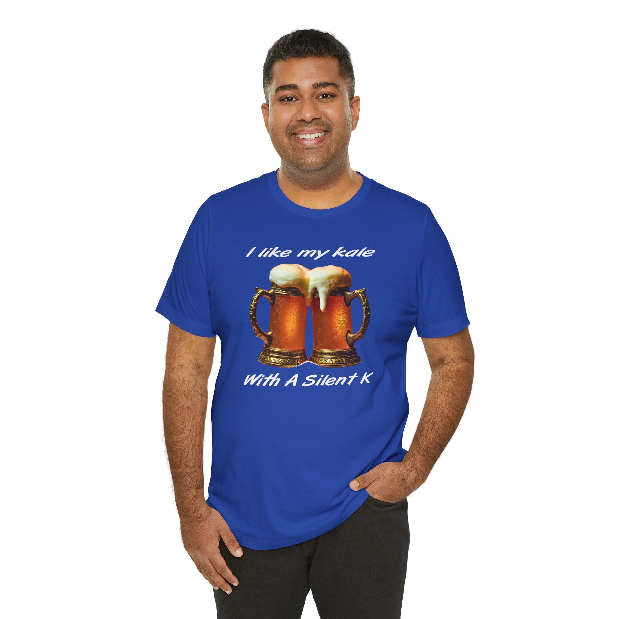 “I Like My Kale With A Silent K” Pint Glasses T-Shirt
