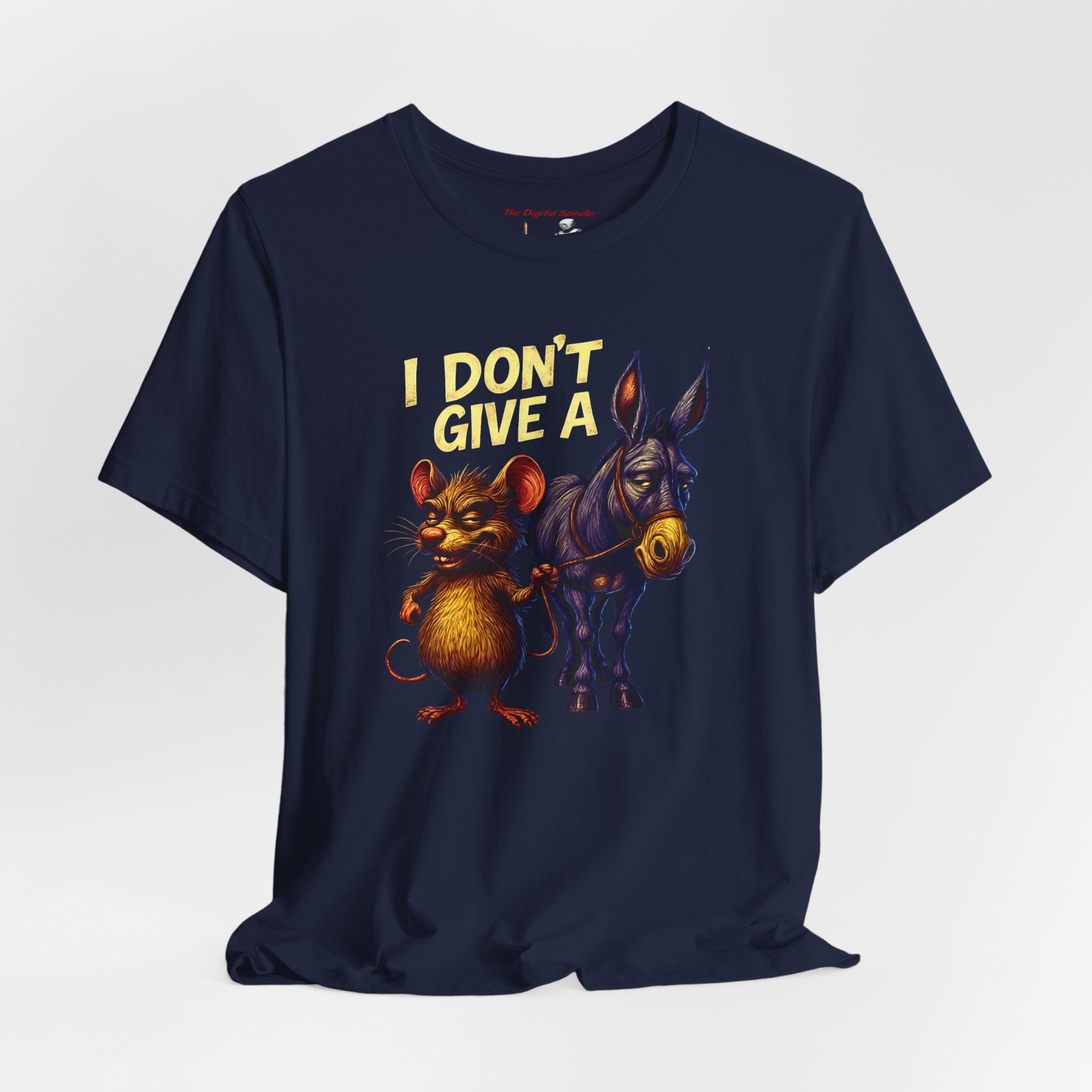 I Don't Give A — Funny Rat & Donkey Graphic Tee