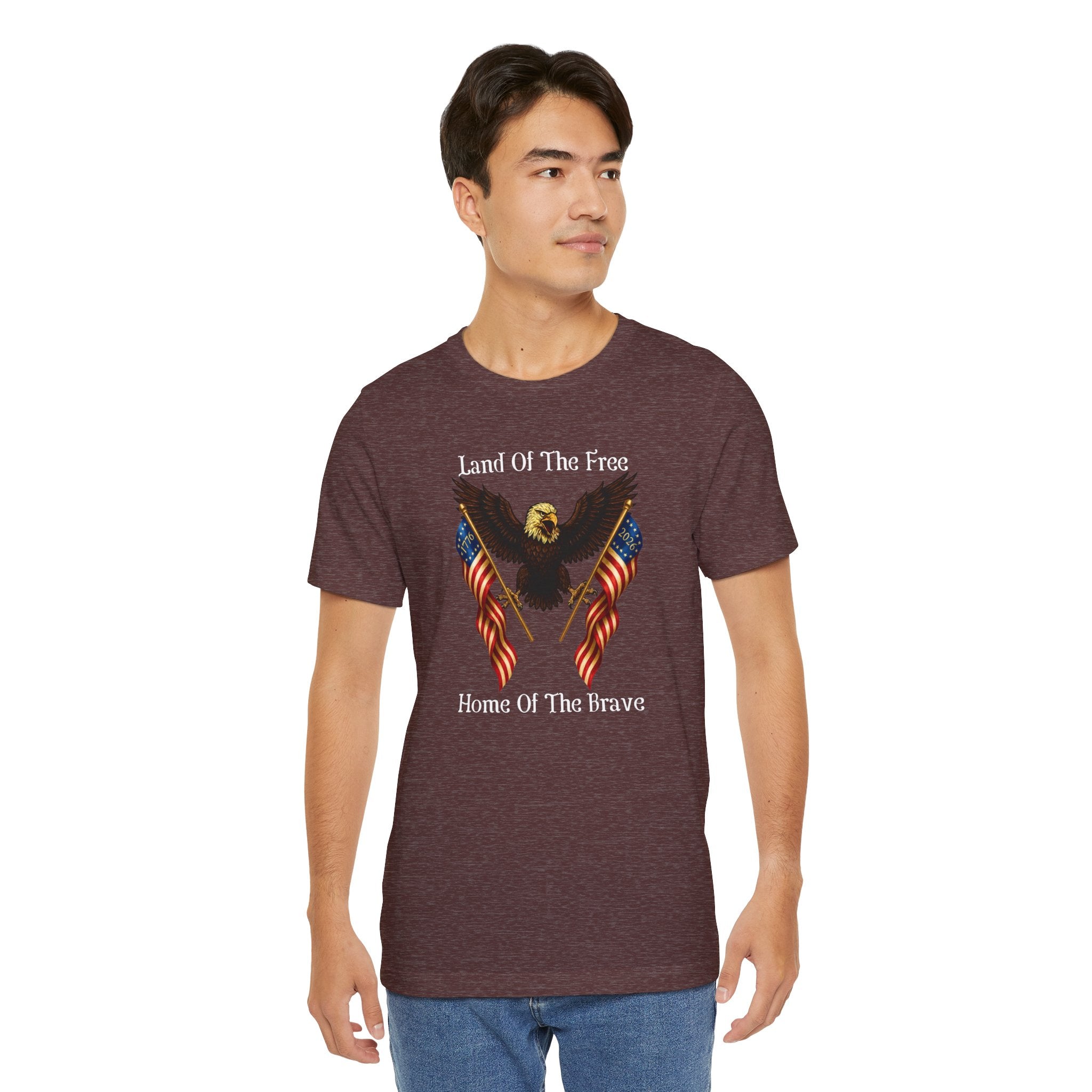 "Land of the Free, Home of the Brave" T‑Shirt