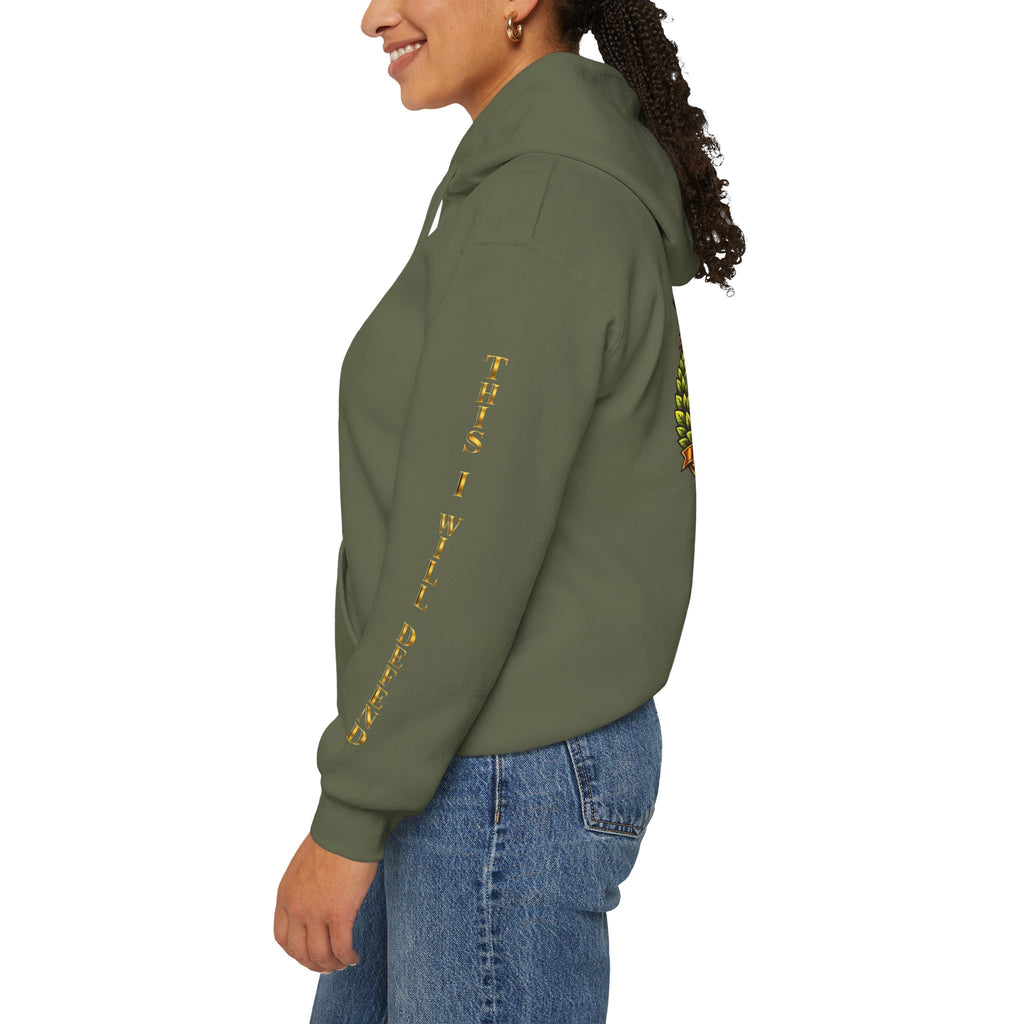 US Army Veteran Crest Hoodie — Military Emblem Sweatshirt
