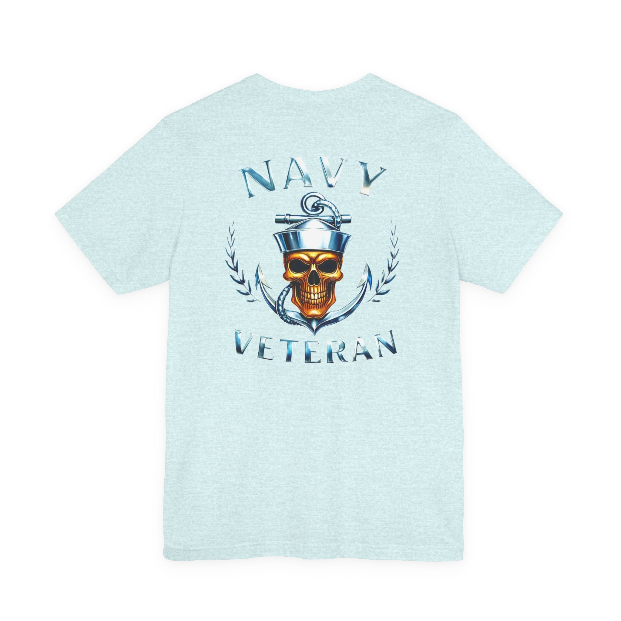 Navy Veteran Skull Anchor T‑Shirt