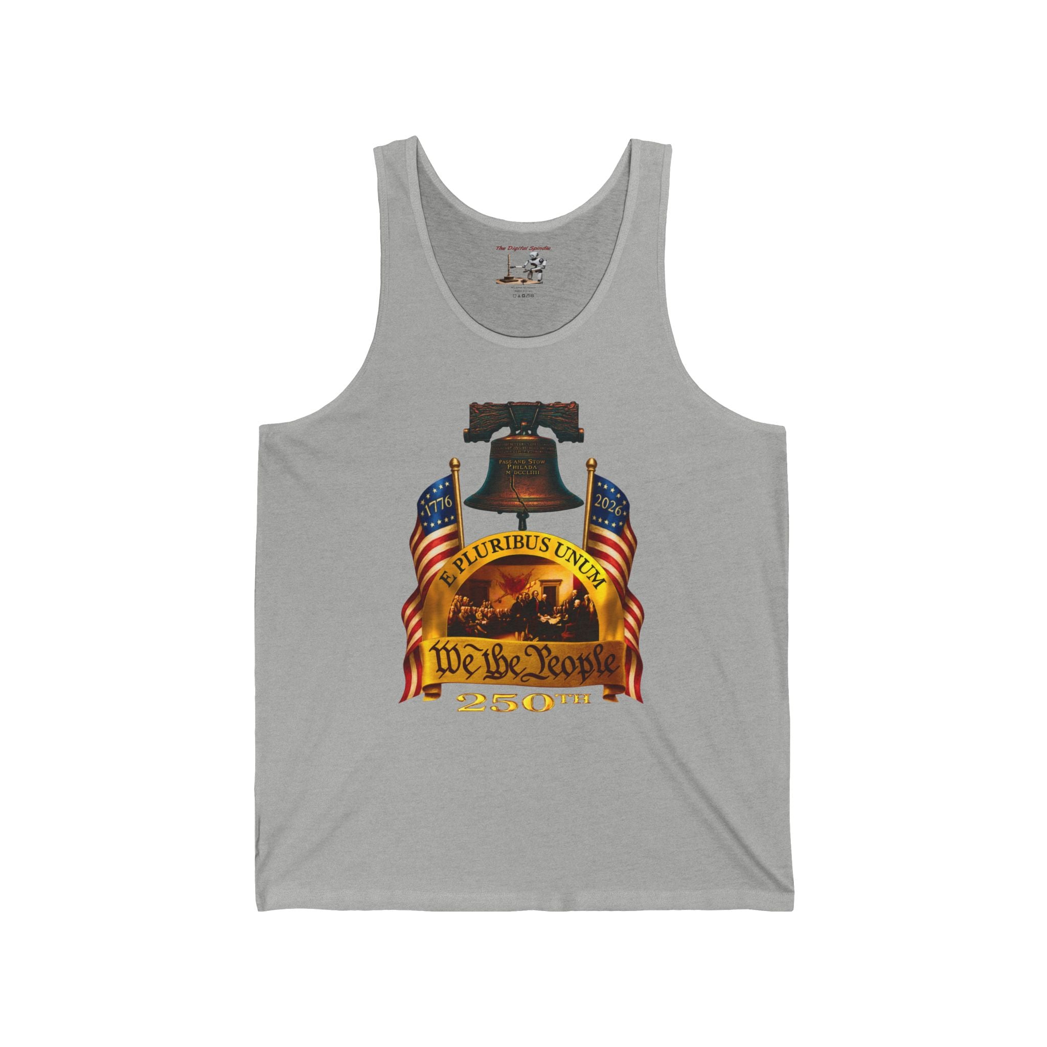 'We the People' Tank Top – 'We the People' Liberty Bell & Flags
