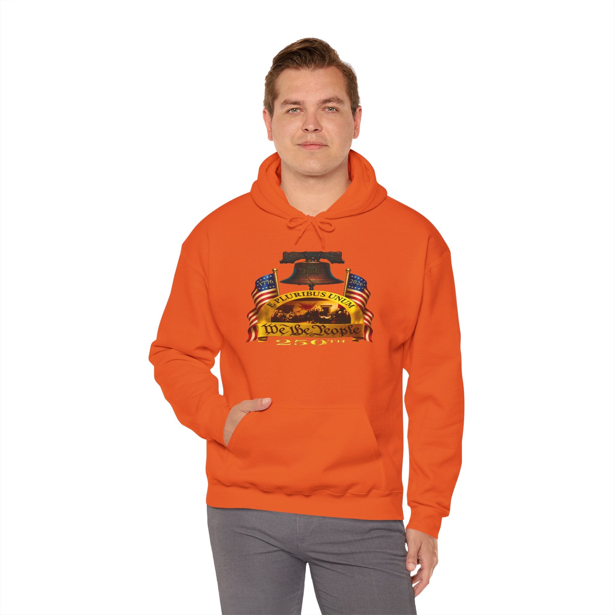 We The People Liberty Bell Hoodie – Patriotic American Flag Sweatshirt