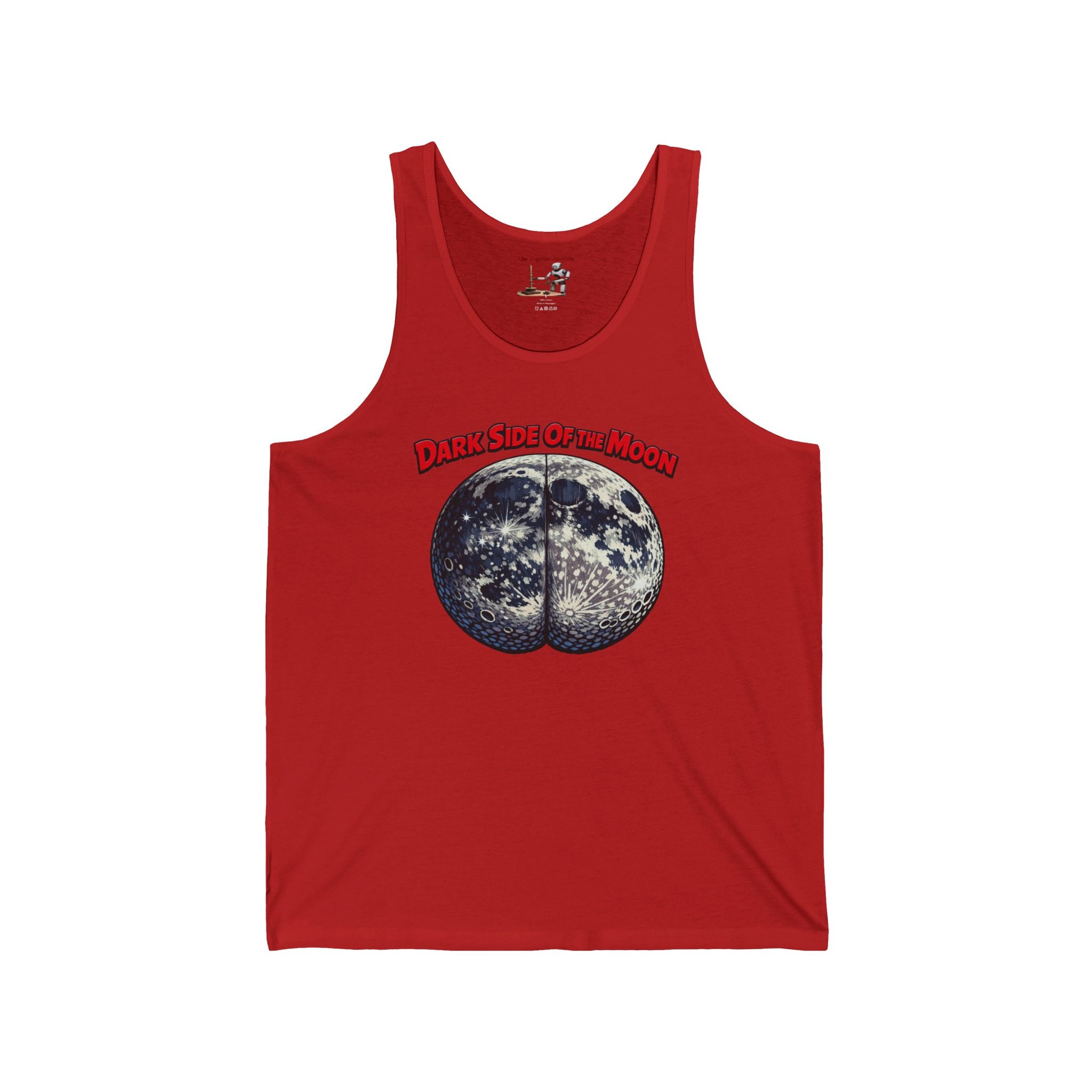 Moon Butt Tank Top - "Dark Side of the Moon" Retro Graphic Tank