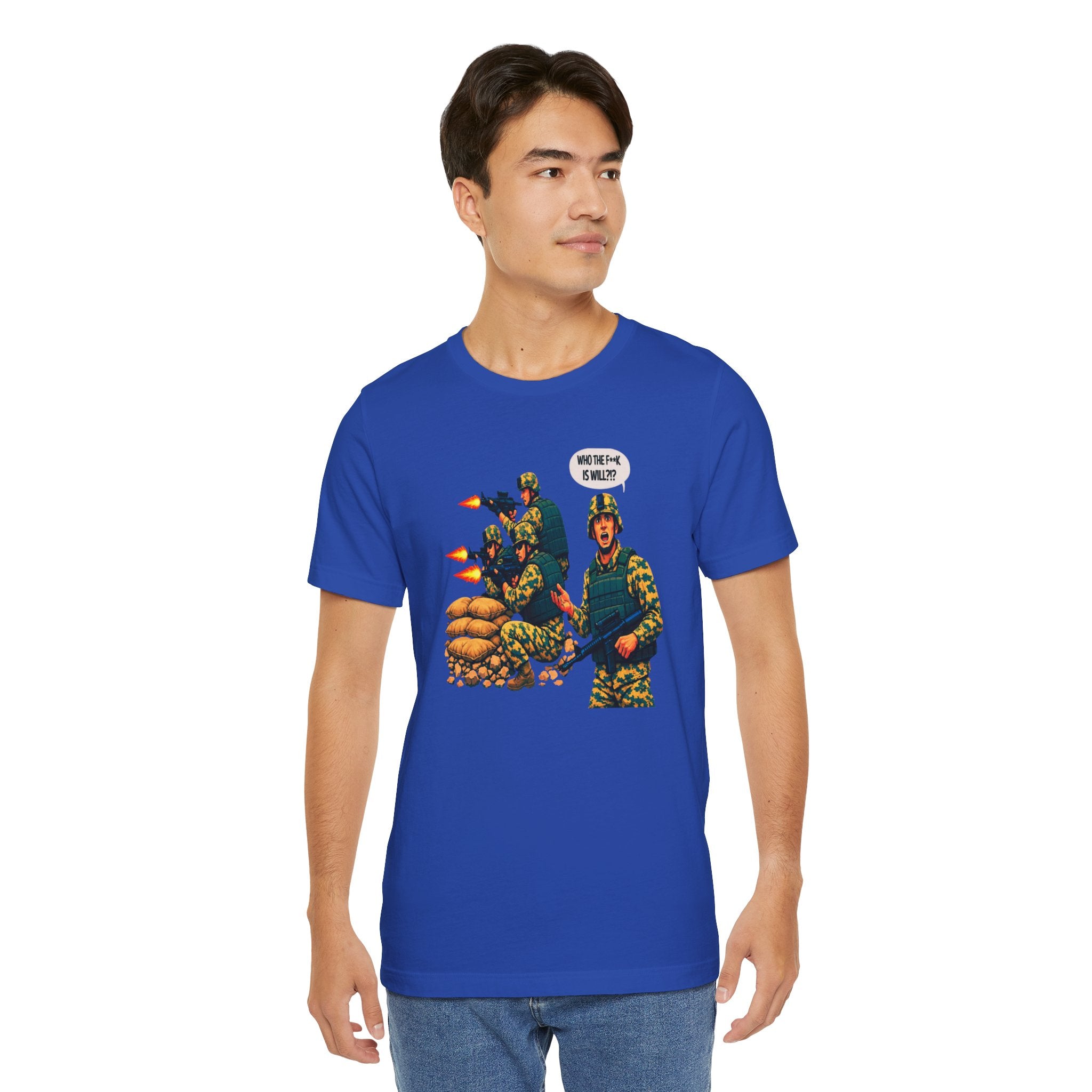 'Who the F**K is Will?' Military Retro Shirt