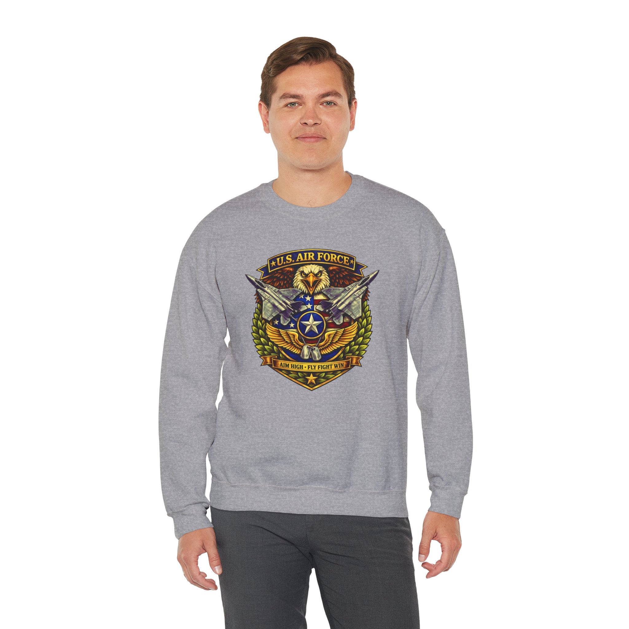 U.S. Air Force Aim High, Fly Fight Win Crewneck Sweatshirt