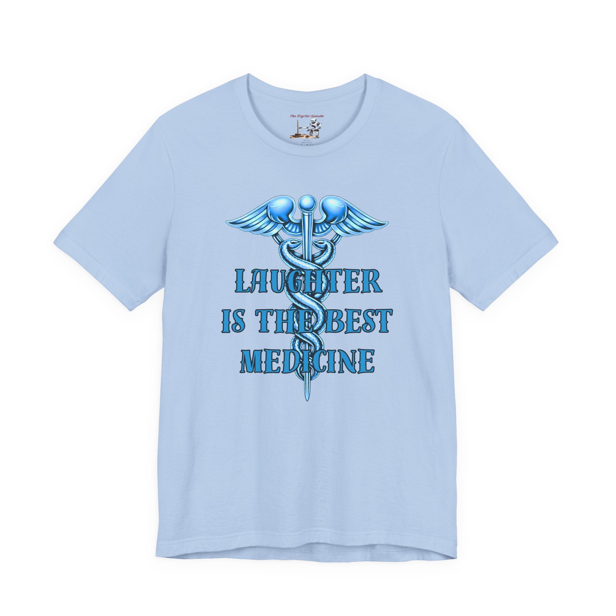 Laughter Is The Best Medicine Tee — Funny Nurse & Medic Caduceus T-Shirt