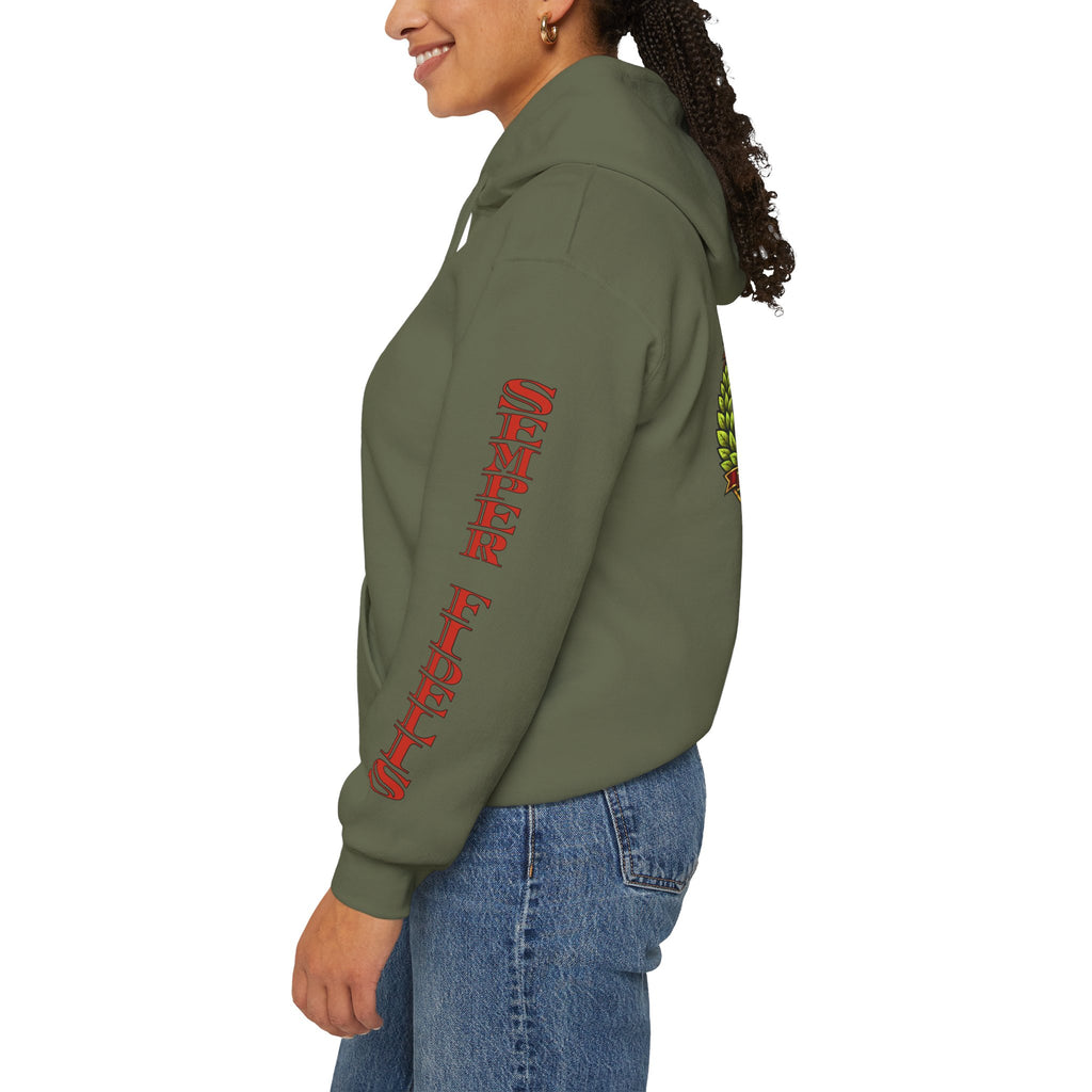 USMC Eagle Globe & Anchor Pullover Hoodie