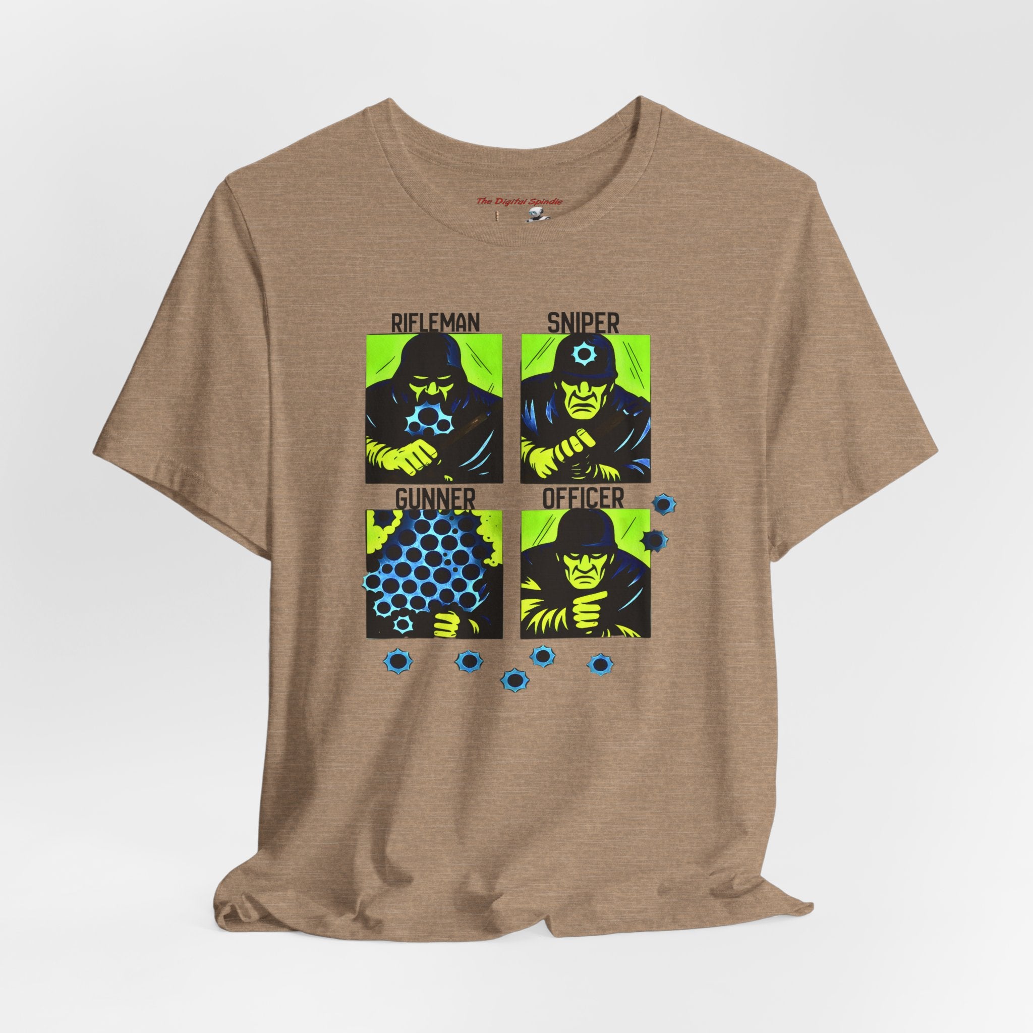 Shooting Range Graphic Tee — Rifleman Sniper Gunner Officer Design