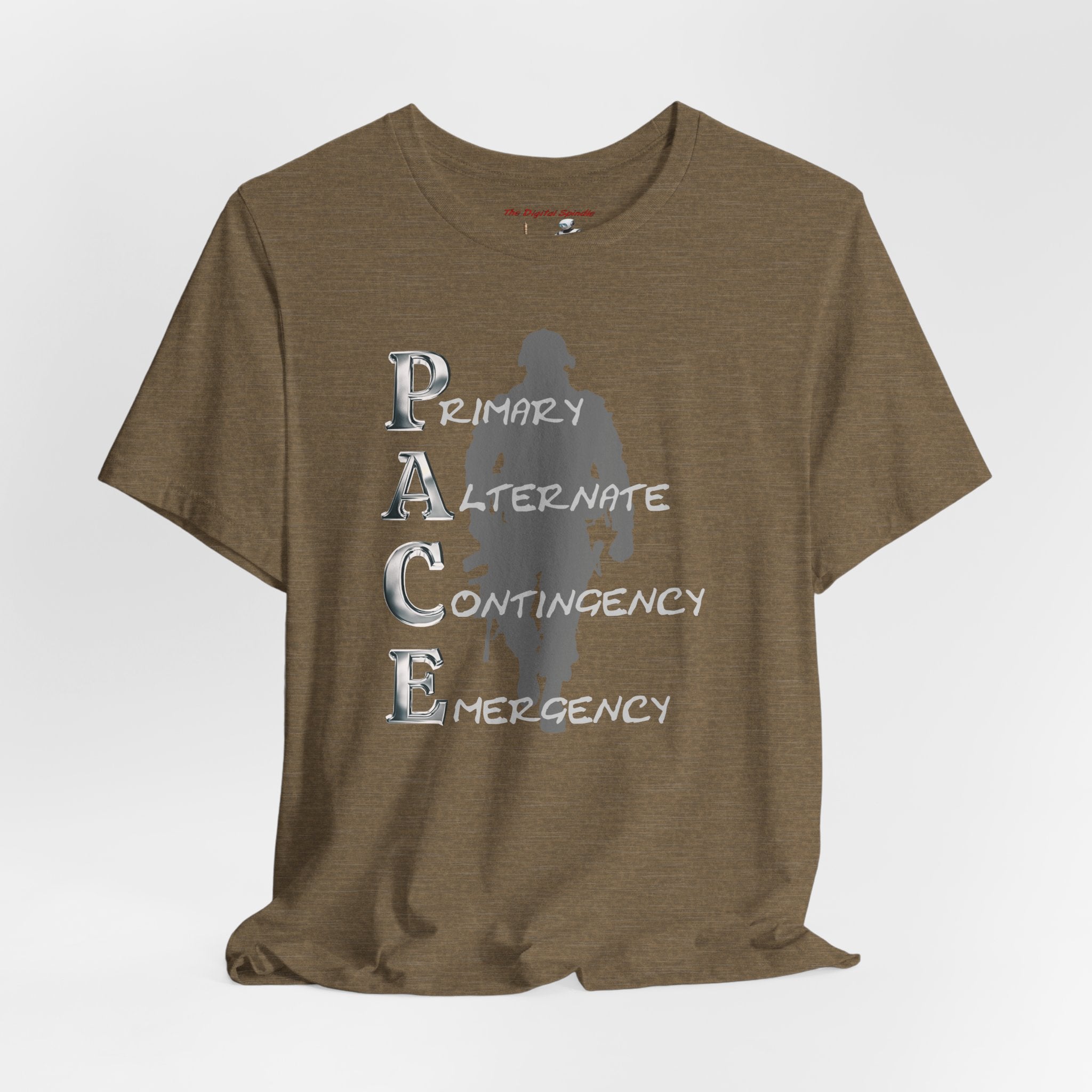 PACE Military Acronym T‑Shirt – "Primary Alternate Contingency Emergency" Tactical Tee