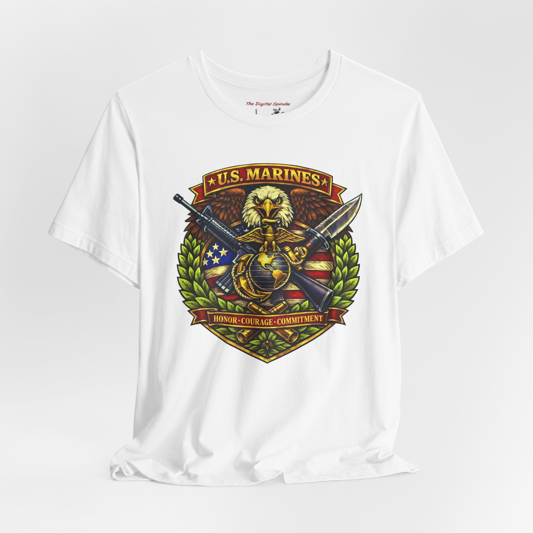 U.S. Marines Honor Courage Commitment Tee