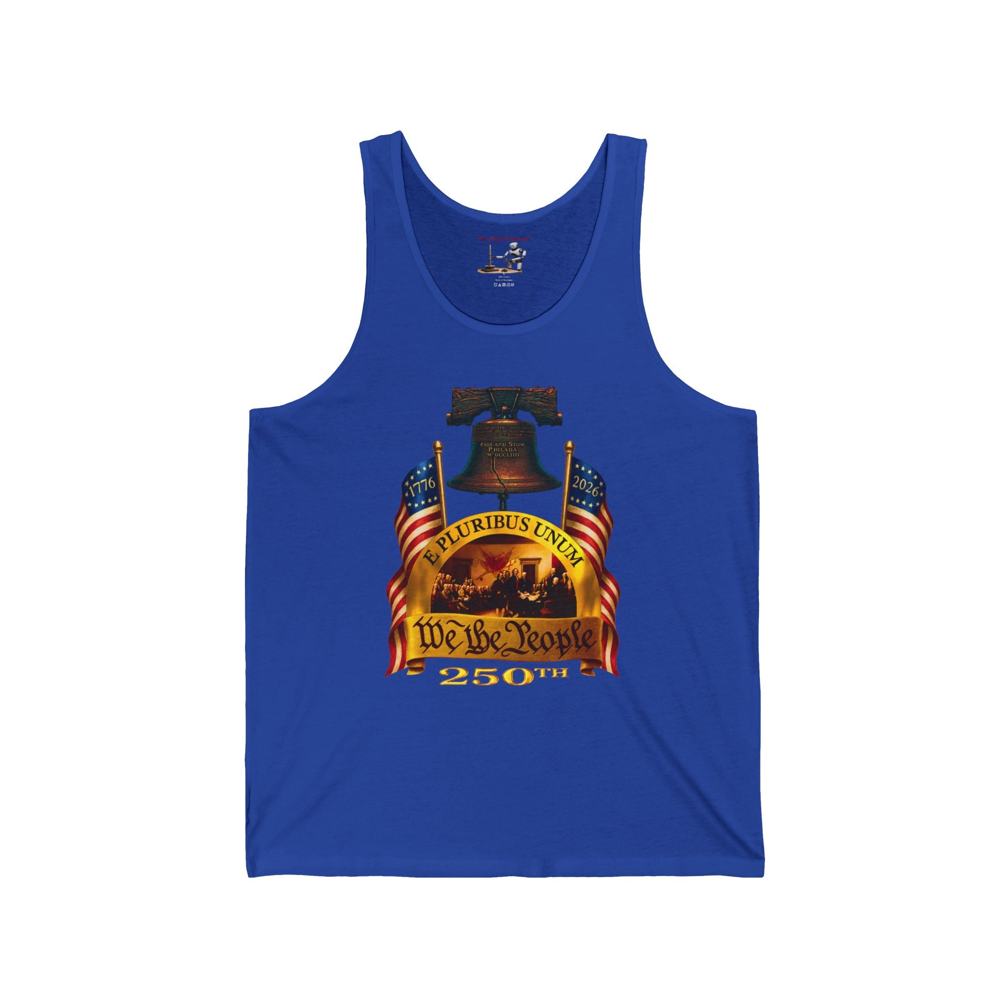 'We the People' Tank Top – 'We the People' Liberty Bell & Flags