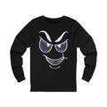 Mischievous Smirking Face Long Sleeve Tee