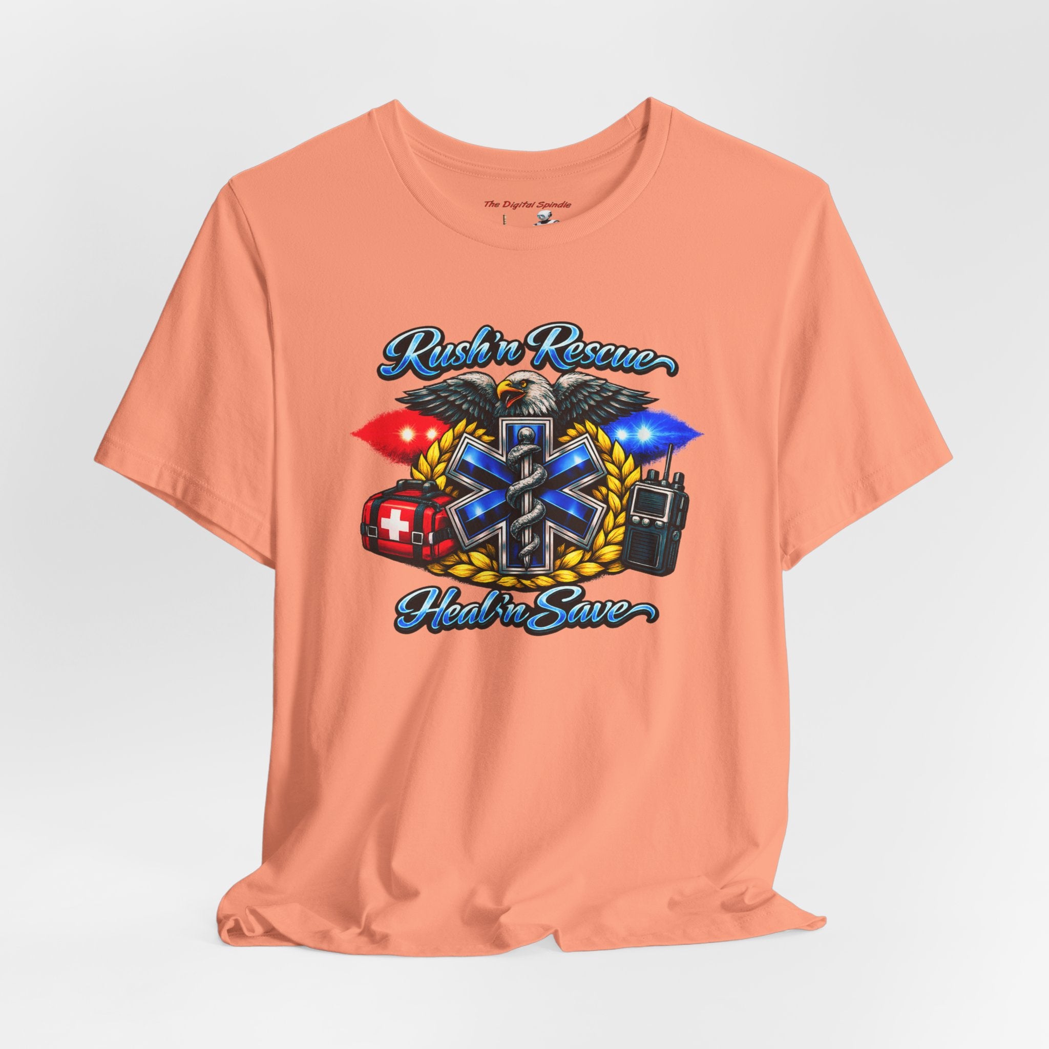 Rescue Responder EMT Star of Life T-Shirt - Paramedic Medic Emergency Medical Tee