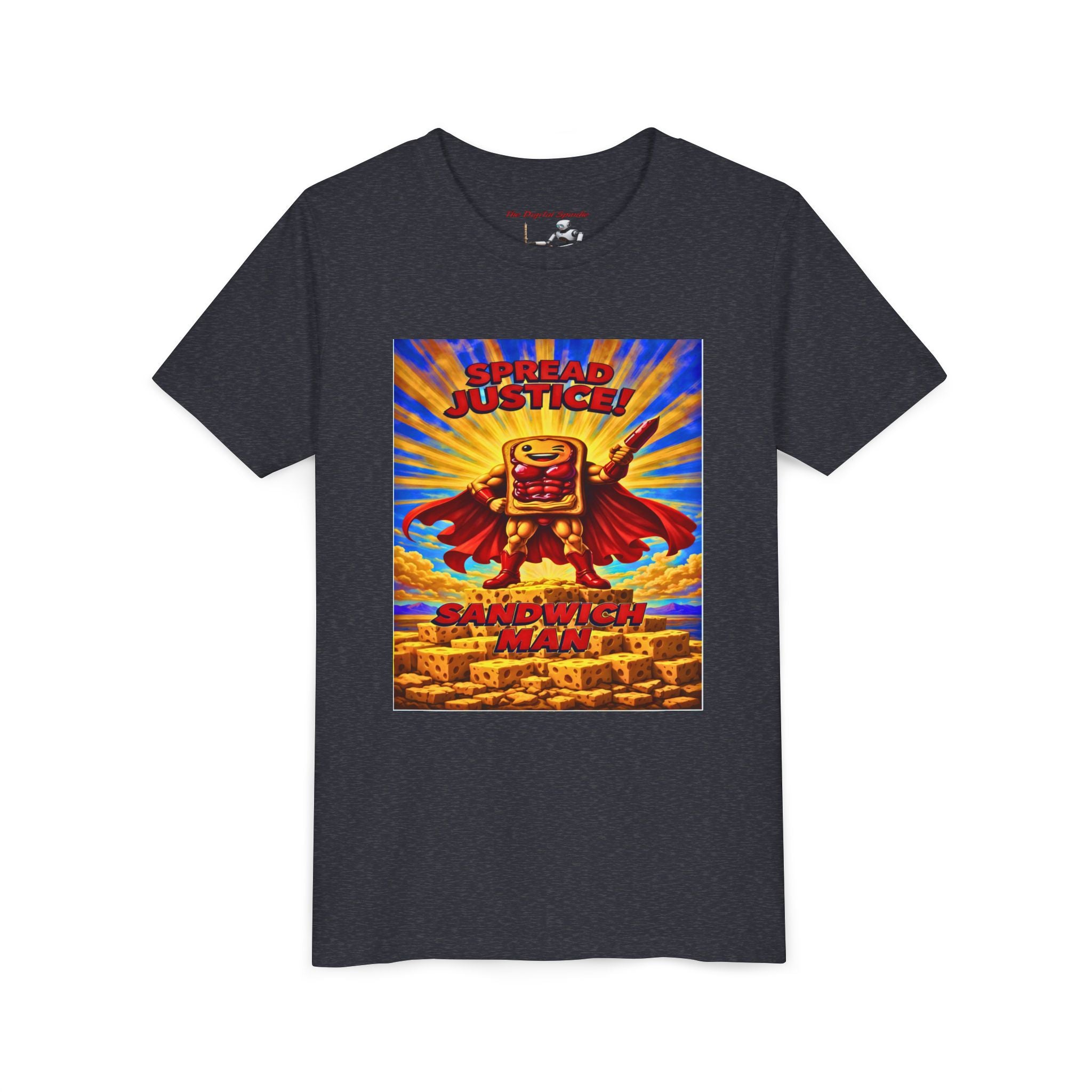 Sandwich Man Superhero Graphic