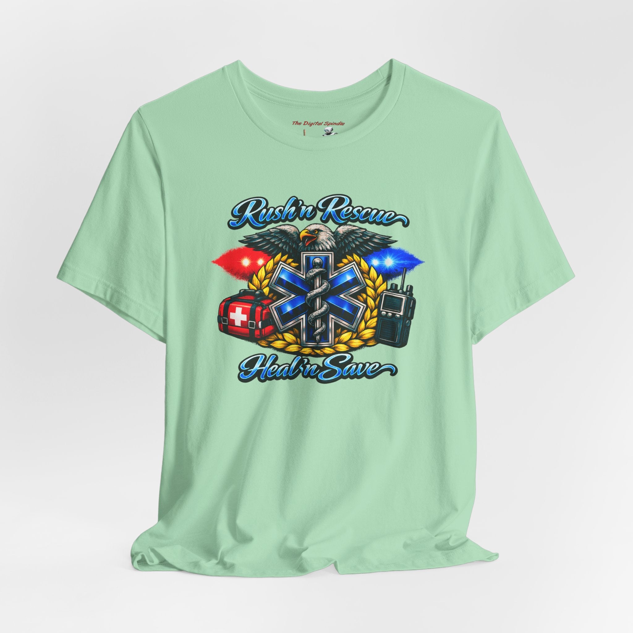 Rescue Responder EMT Star of Life T-Shirt - Paramedic Medic Emergency Medical Tee