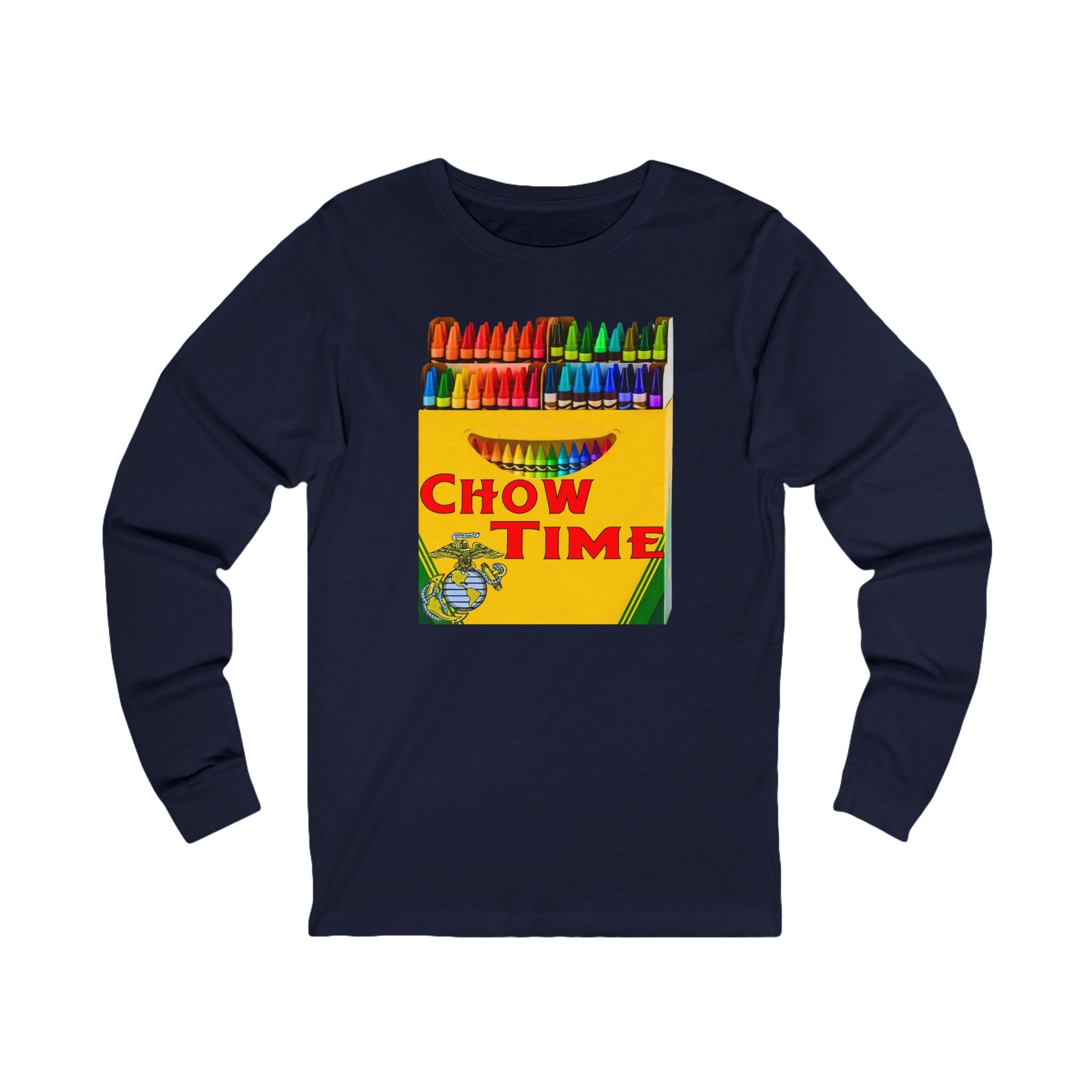 Chow Time Crayon Long Sleeve Tee