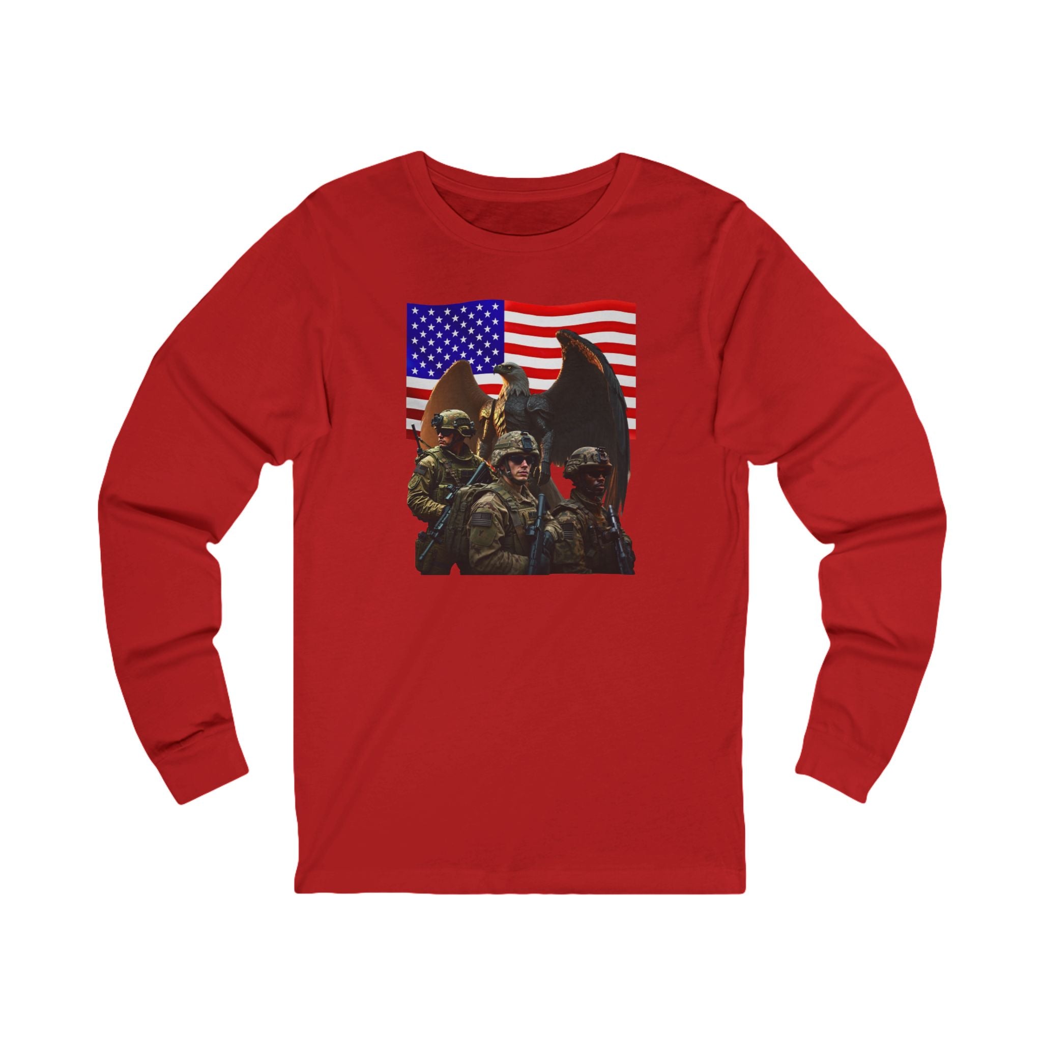 Eagle On Watch Long Sleeve Tee