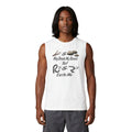 “Sticks & Stones May Break My Bones but Whips & Chains Excite Me” Muscle Tank — Edgy Mechanic & Biker Workout Tee