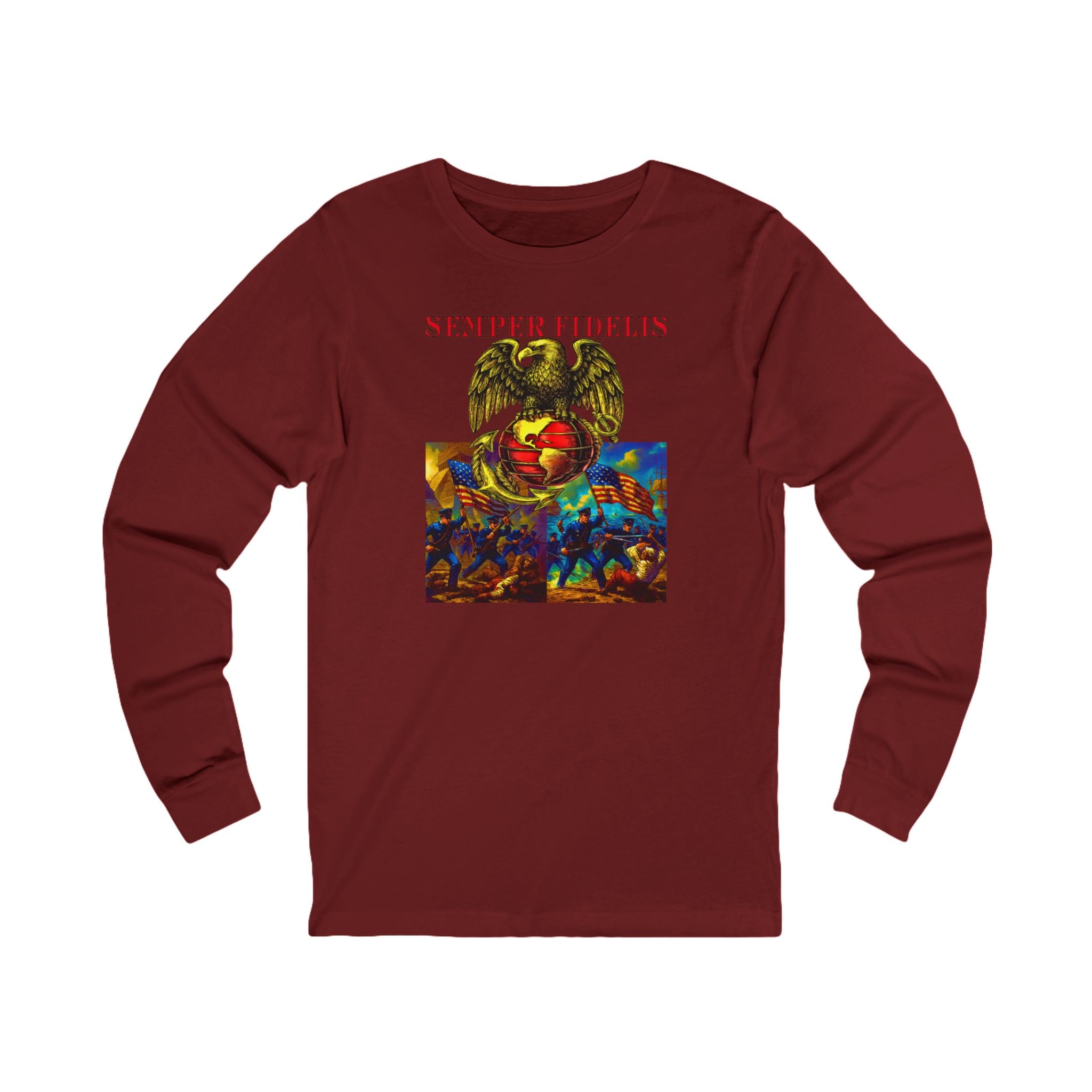 Montezuma To Tripoli USMC Marine Corps Tribute Shirt