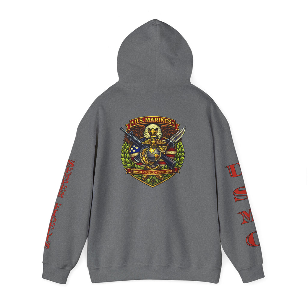 USMC Eagle Globe & Anchor Pullover Hoodie