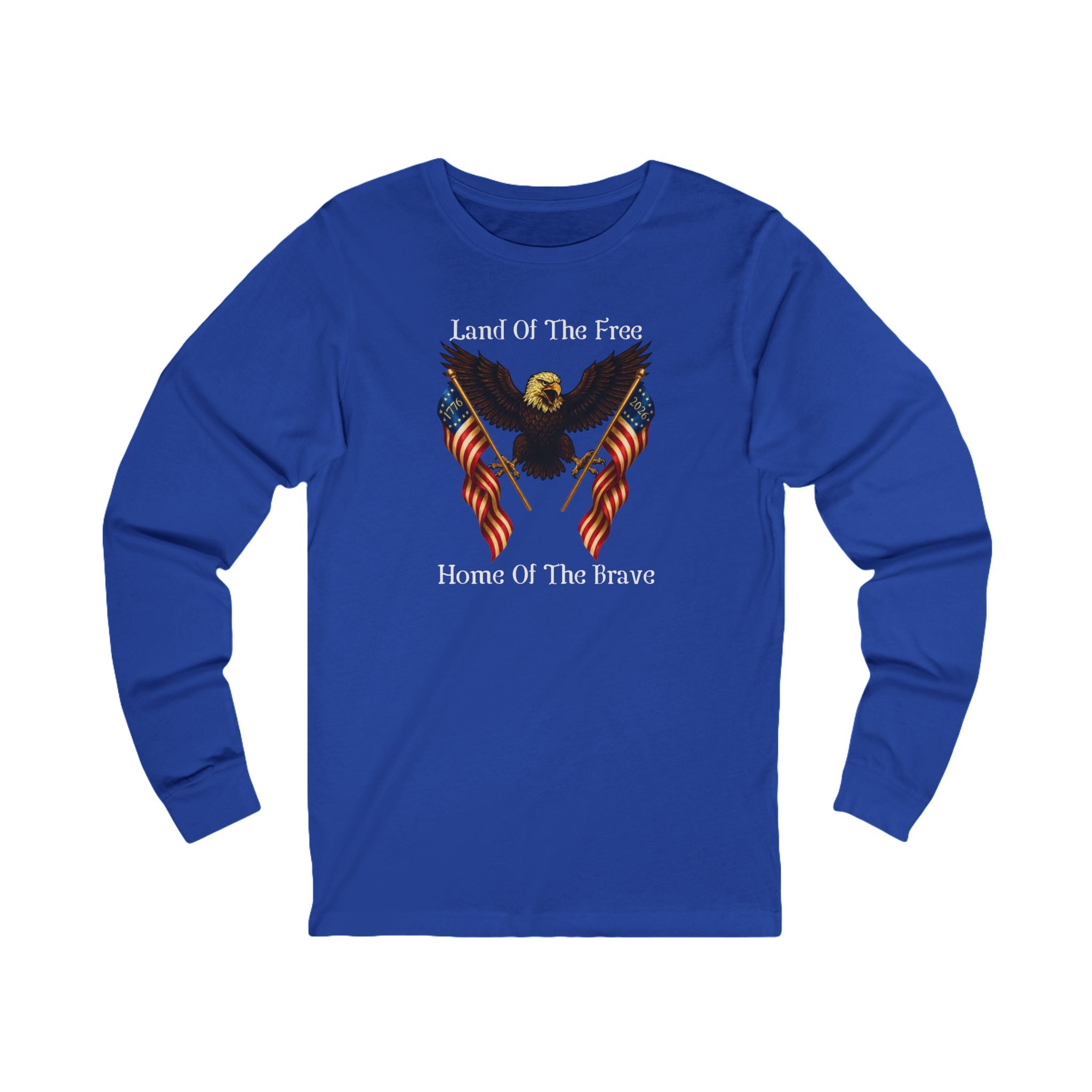 'Land of the Free, Home of the Brave' Long Sleeve Tee