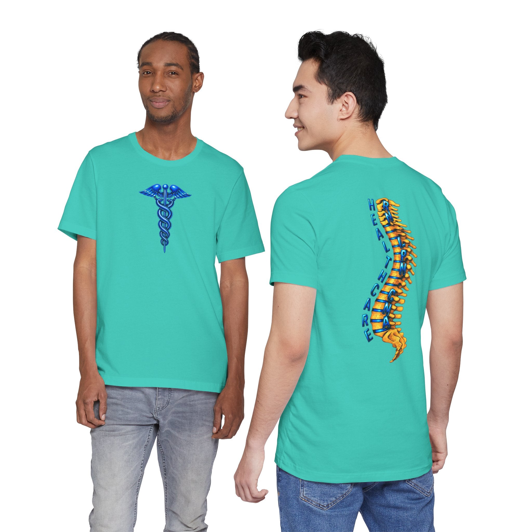 Backbone Of Healthcare Unisex Jersey Short Sleeve Tee