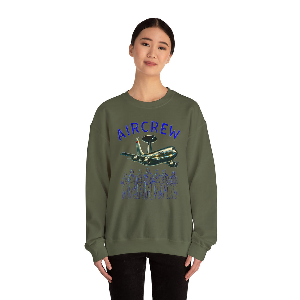 Aircrew Military Plane Graphic Sweatshirt