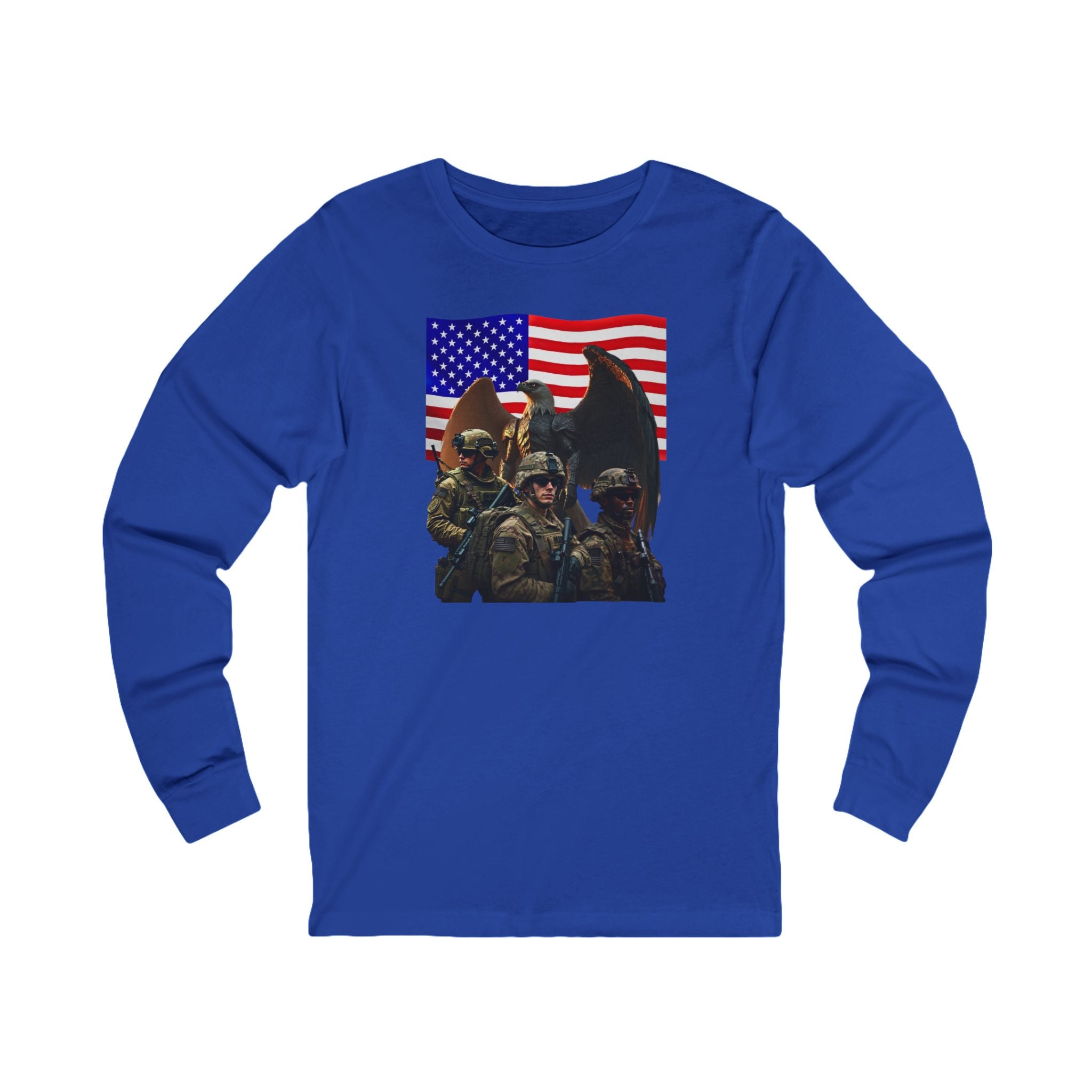 Eagle On Watch Long Sleeve Tee