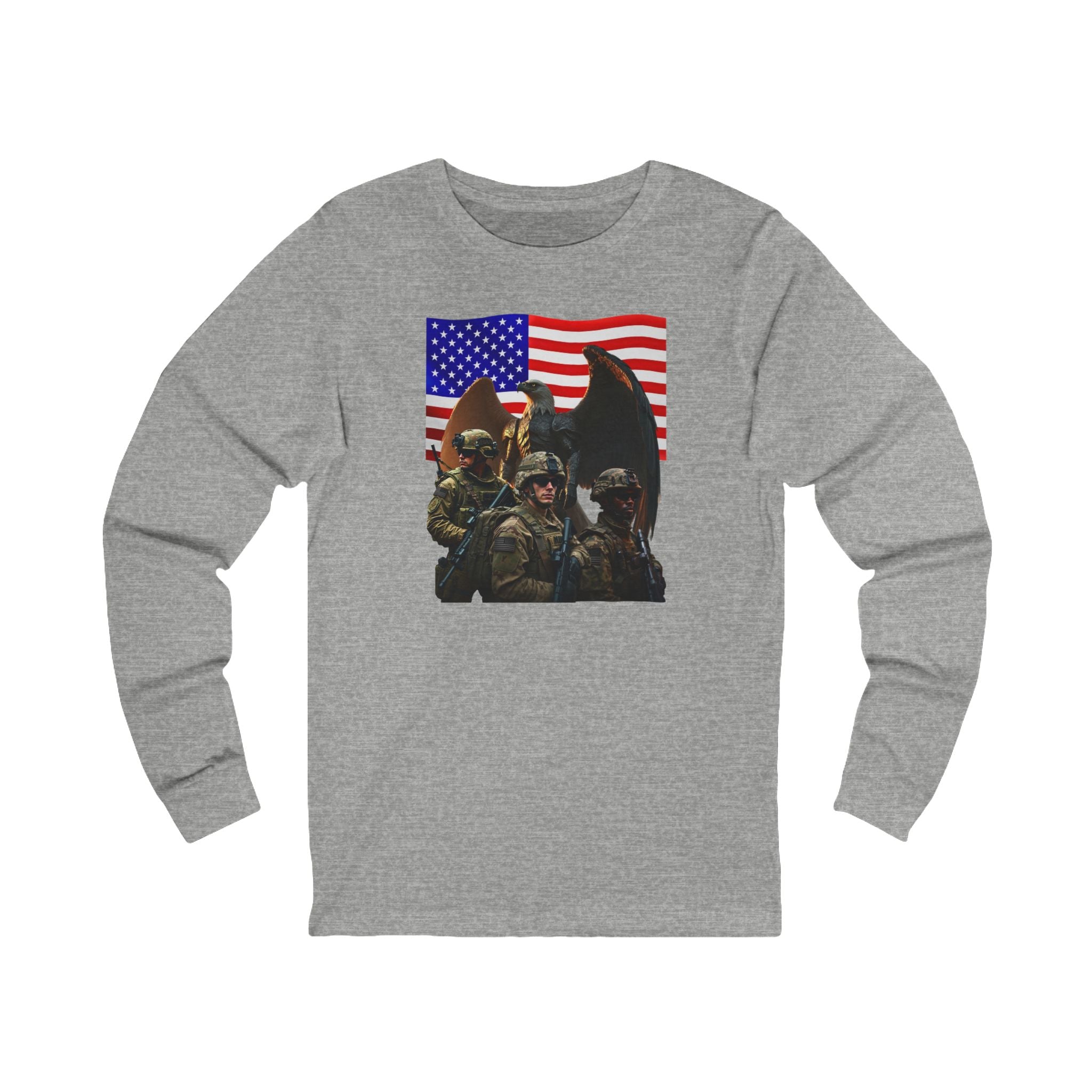Eagle On Watch Long Sleeve Tee