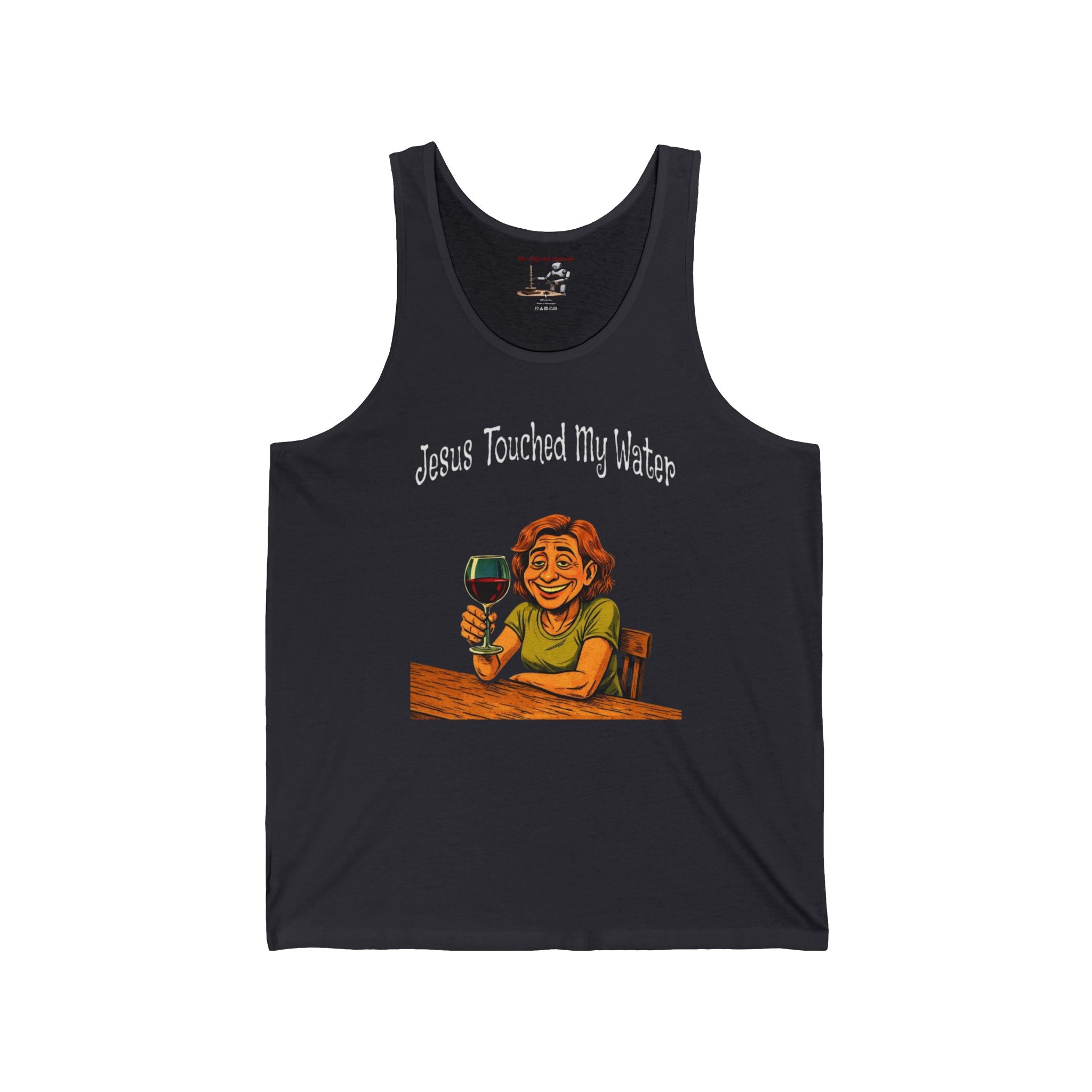 Jesus Touched My Water Tank Top — Funny Christian Wine Lover Tank