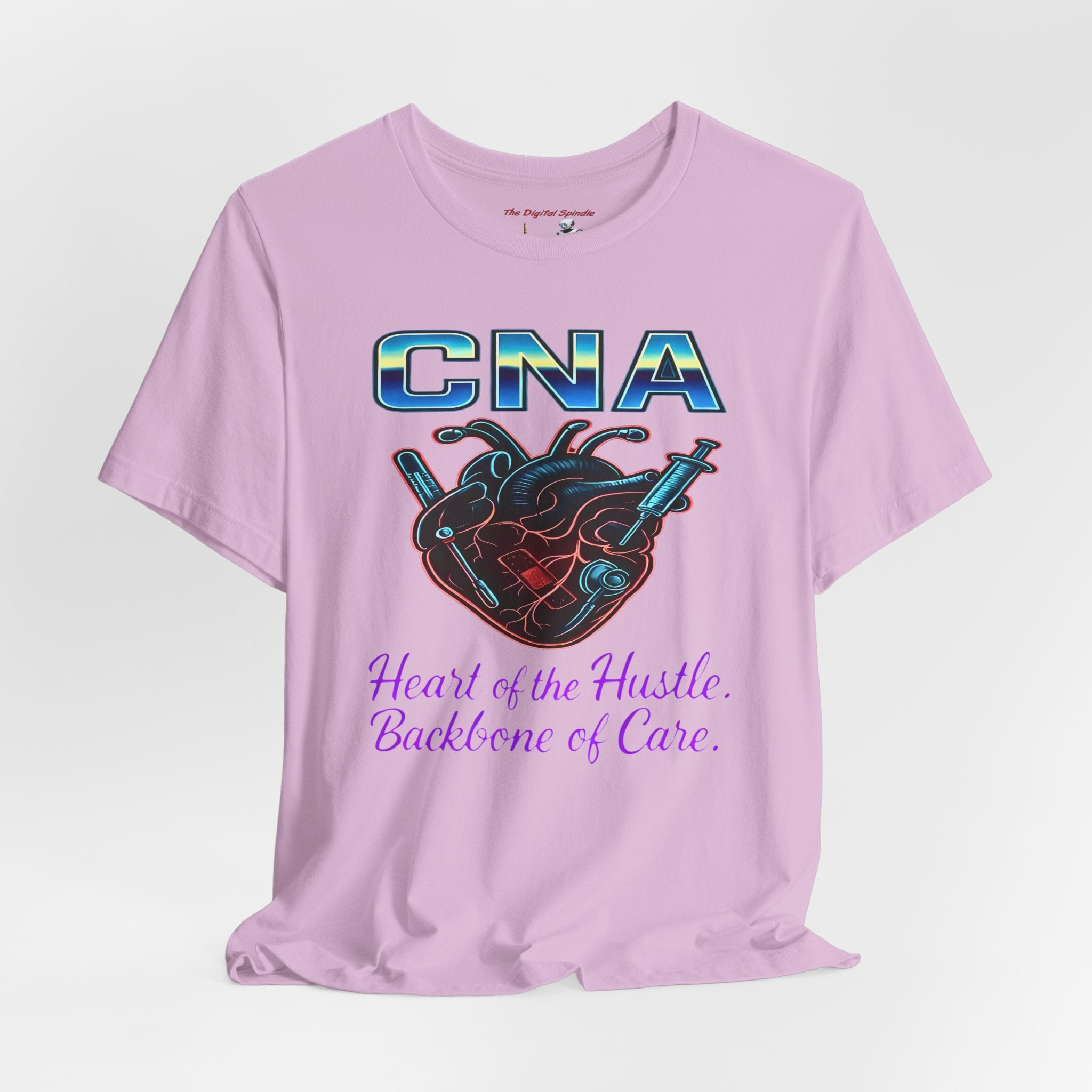 CNA T‑Shirt — "Heart of the Hustle, Backbone of Care" Graphic Tee