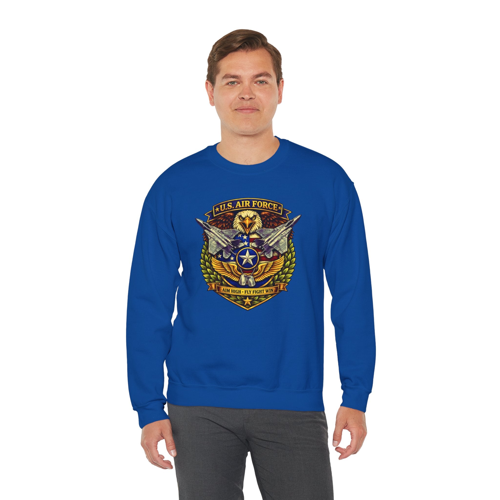 U.S. Air Force Aim High, Fly Fight Win Crewneck Sweatshirt